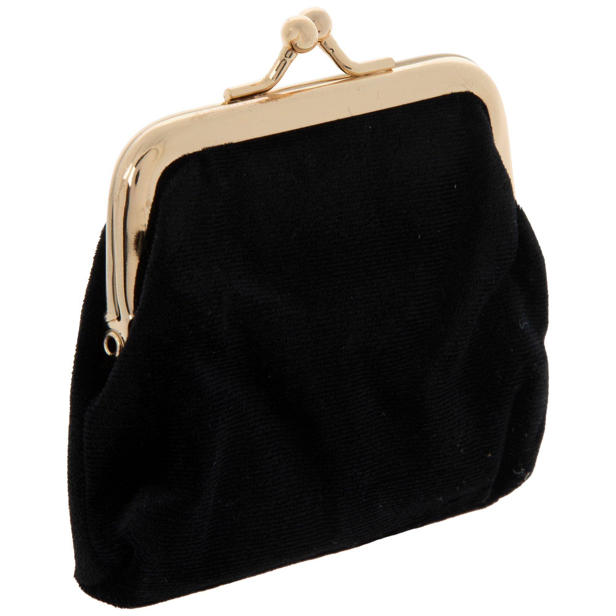 Black Velvet Coin Purse, Hobby Lobby