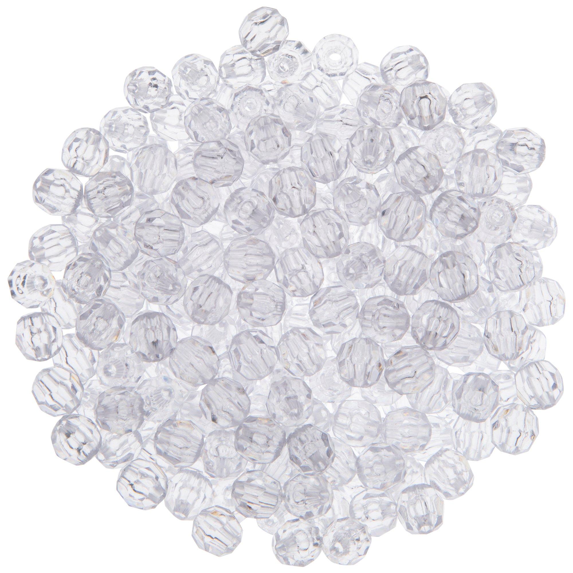 Clear Faceted Beads Hobby Lobby 183335
