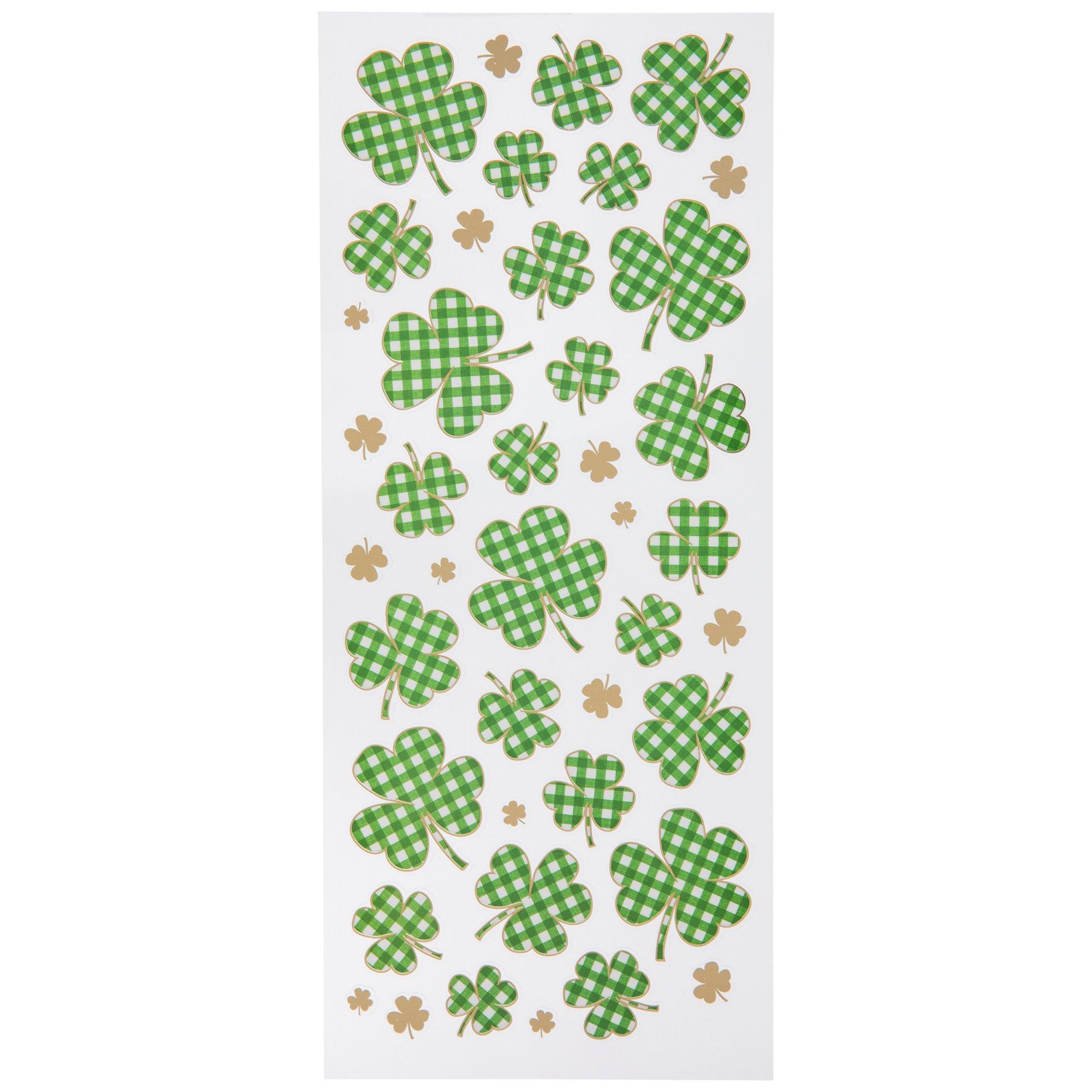 4 Leaf Clover Stickers for Sale