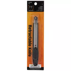Wa Portman 7 Piece Hobby Knife Set, 6 Craft Knife Blades & Comfort-Grip Handle, Size: 1 Knife with 6 Blades, Blue