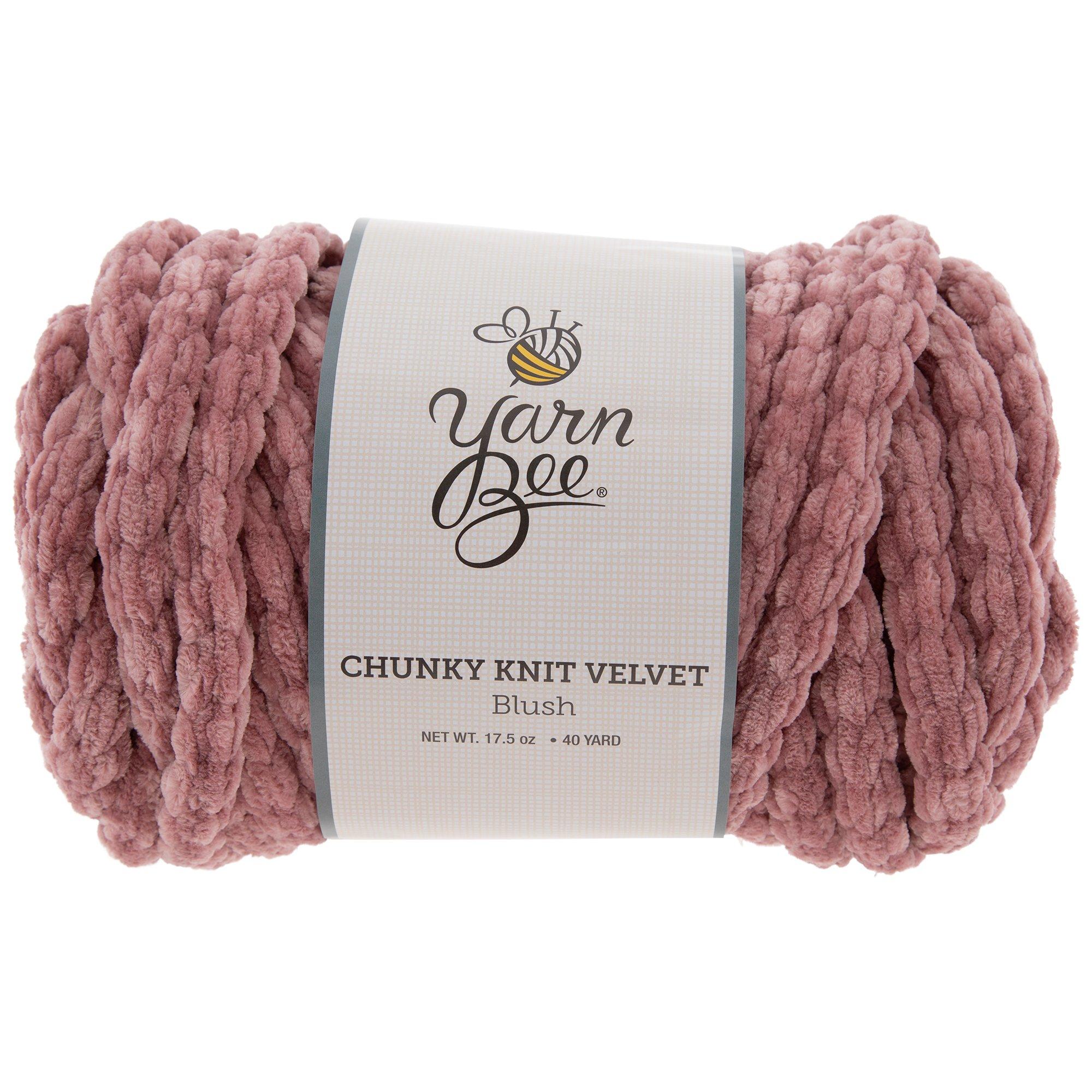 Yarn Bee Chunky Knit Velvet Yarn, Hobby Lobby, 1837400