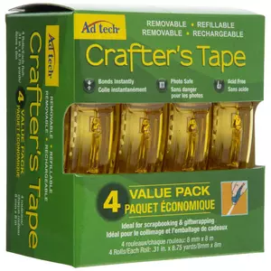 Crafter's Tape Permanent Glue Runner-.31x8.75 Yards