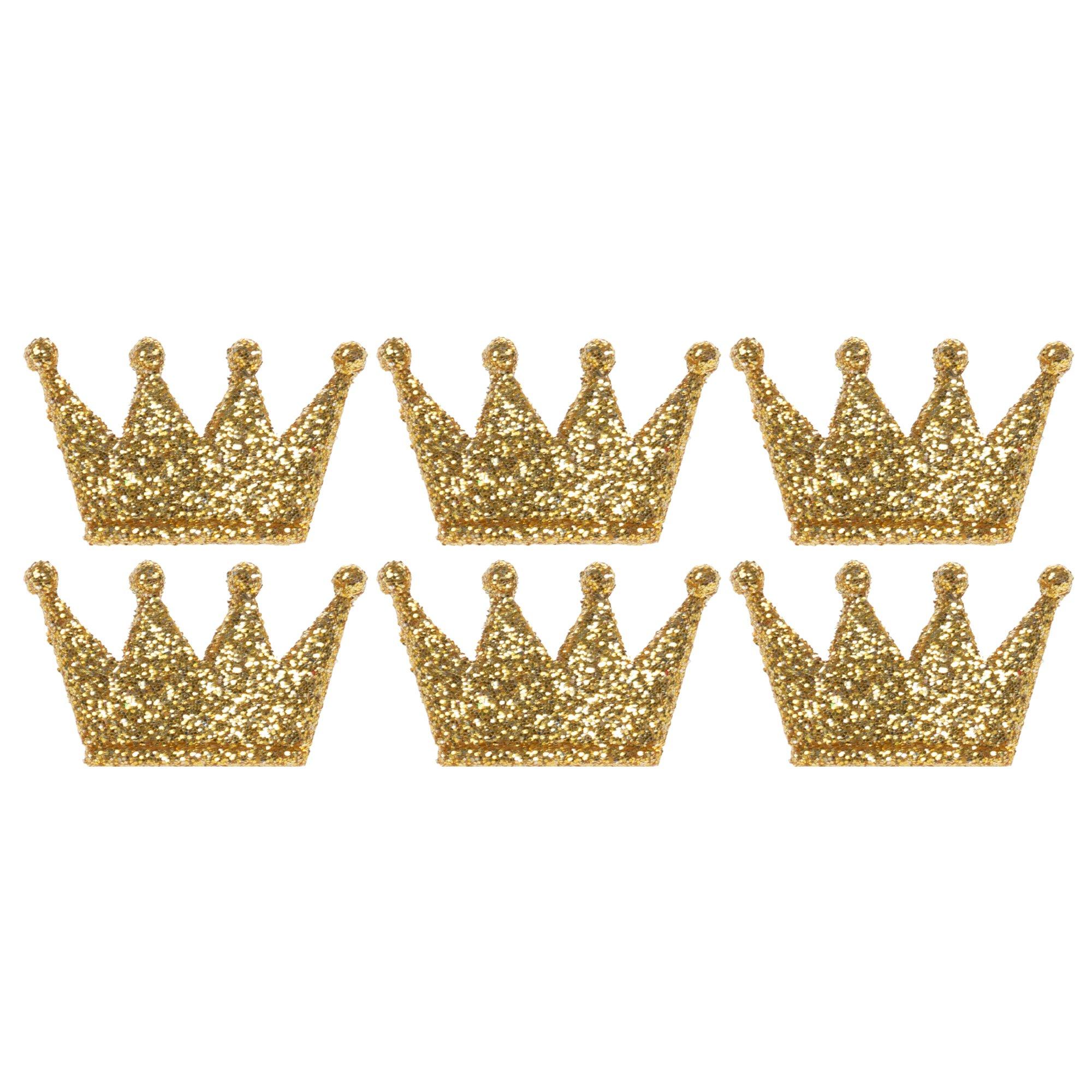 Gold Glitter Paper Crowns, Hobby Lobby