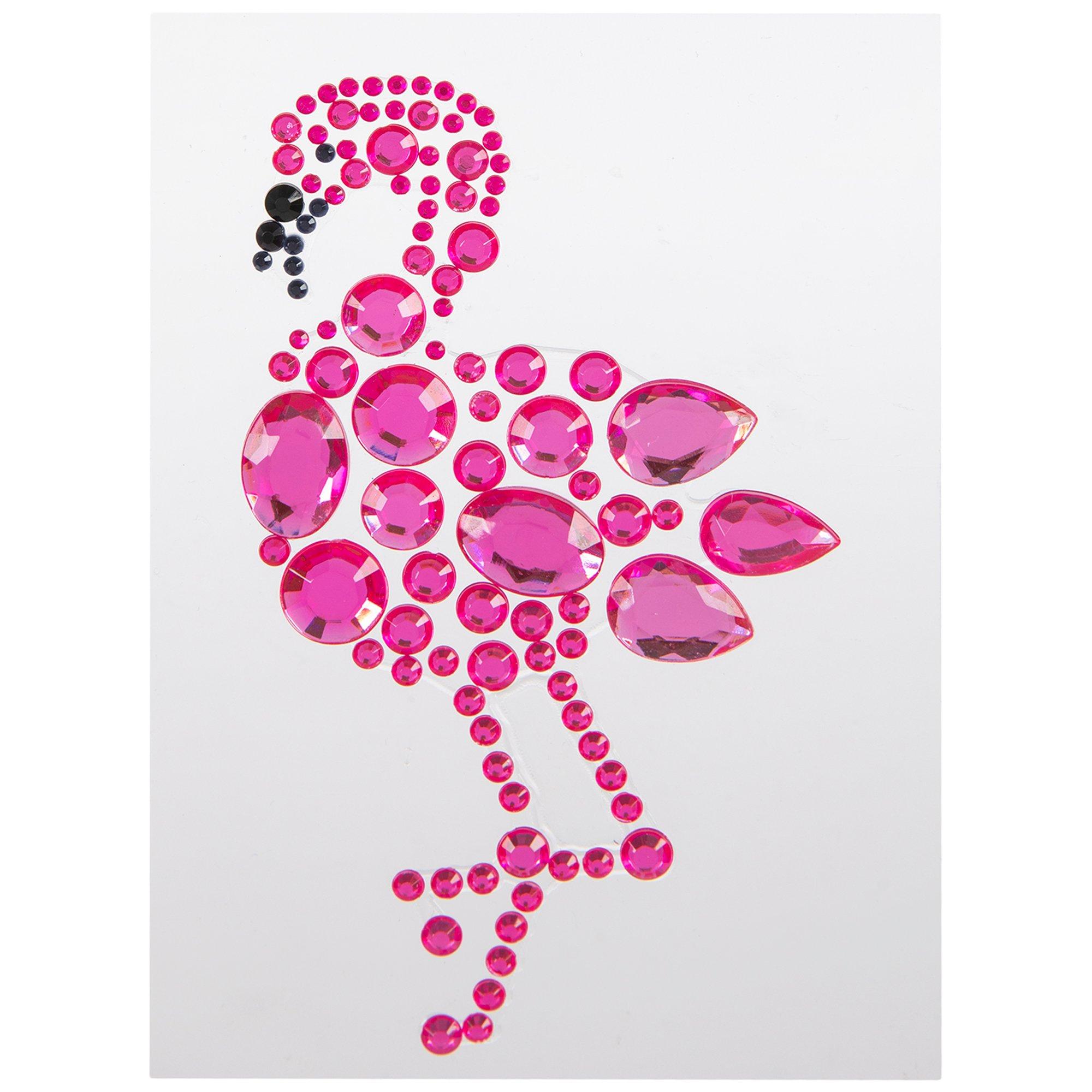 Flamingo Rhinestone Sticker Hobby Lobby 1841865