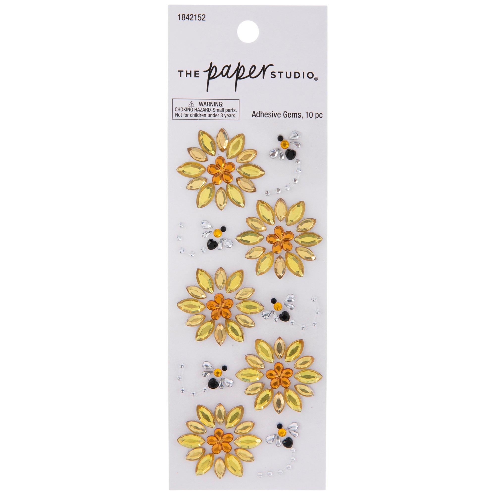 Sunflowers & Bees Rhinestone Stickers Hobby Lobby 1842152