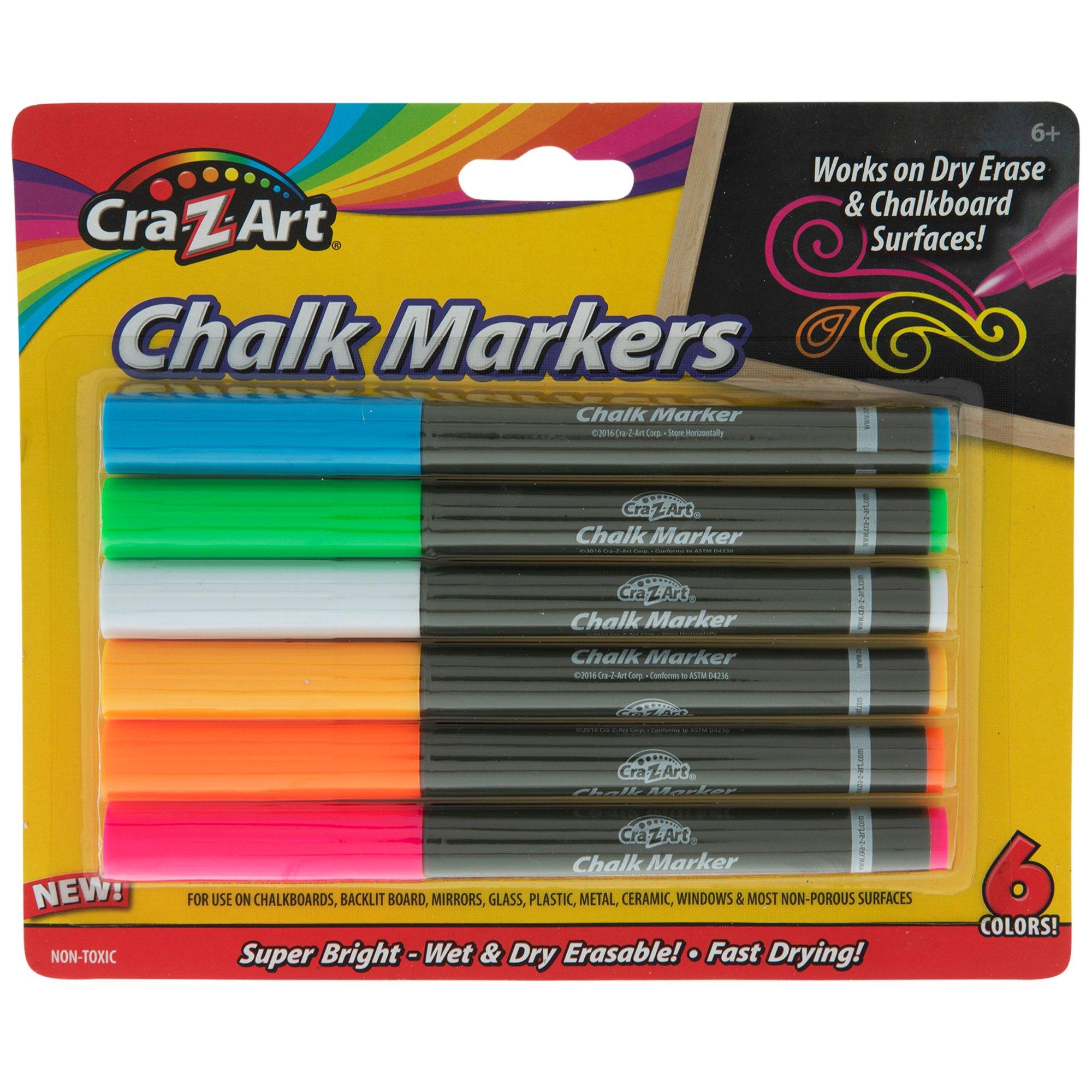 CraZArt Chalk Markers 6 Piece Set Hobby Lobby 1842319