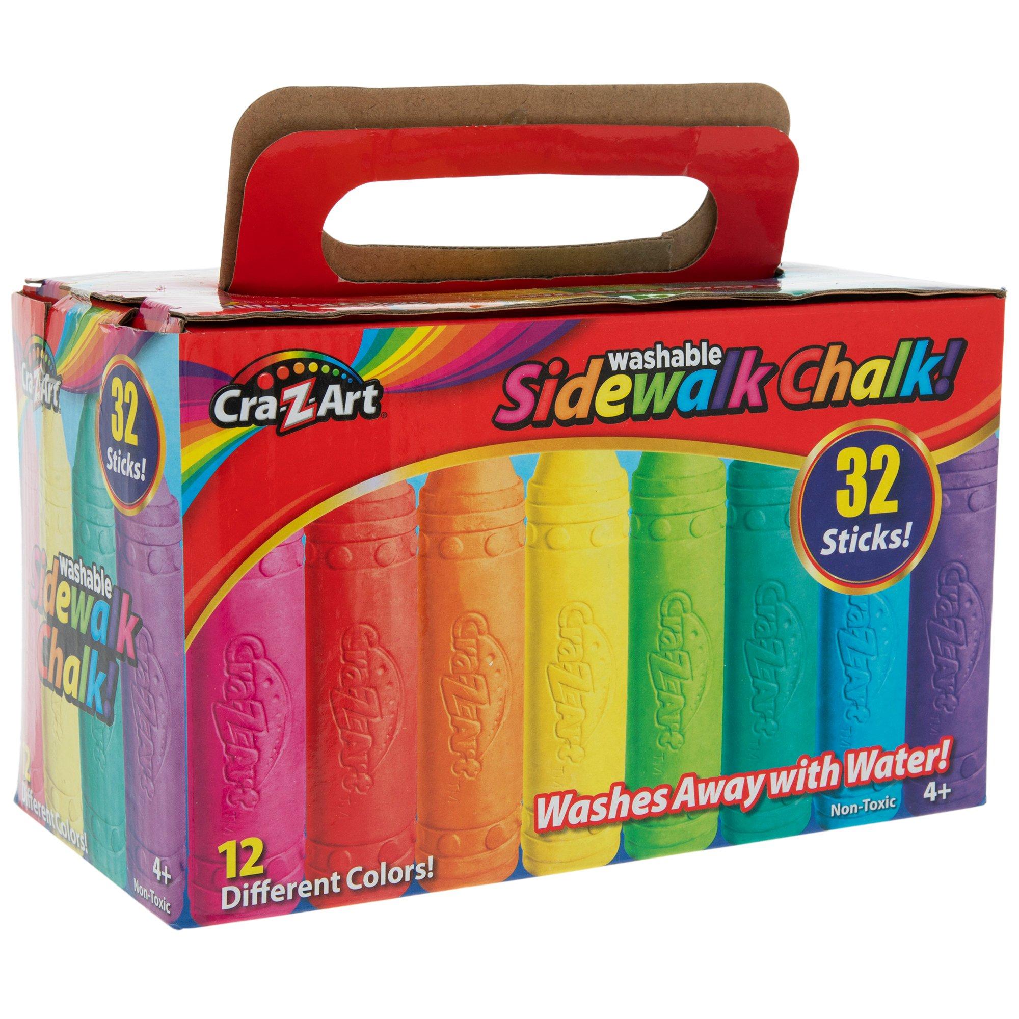20 Colors Chalk Set, 180 PCS  Colored chalk, Sidewalk chalk, Chalk