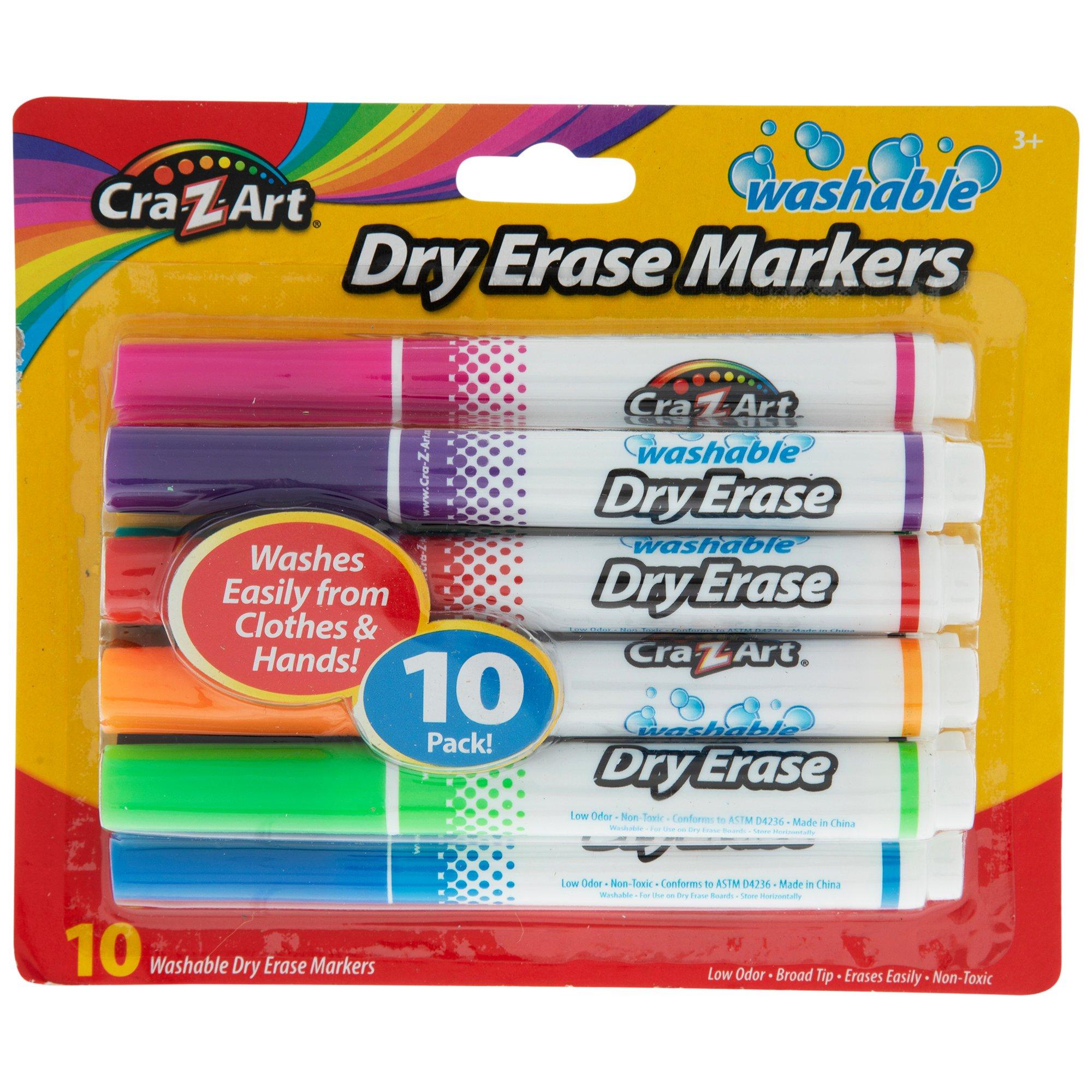 6 Pc Dry Erase Whiteboard Markers Assorted Colors Eraser Office School Low  Odor, 1 - Kroger