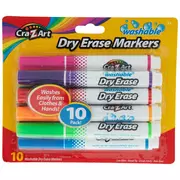 Cra-Z-Art Dry Erase Markers - 10 Piece Set