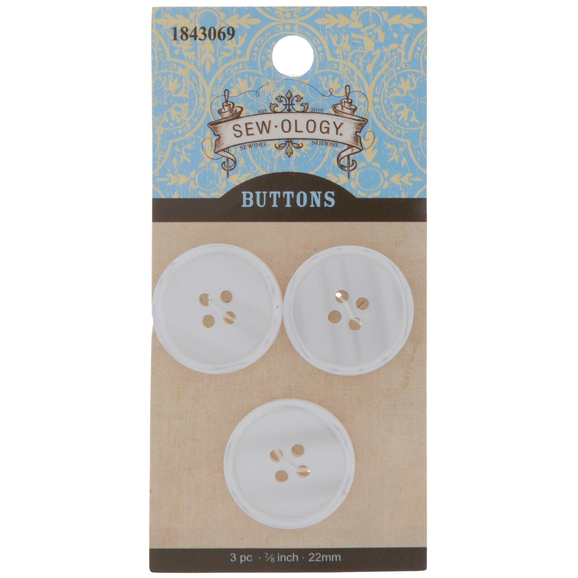 Pearl White Round Buttons | Hobby Lobby | 1843069