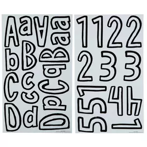 Royal Brites® Foil Holographic Repositional Project Letter Stickers - Silver,  115 pc / 2 in - Kroger