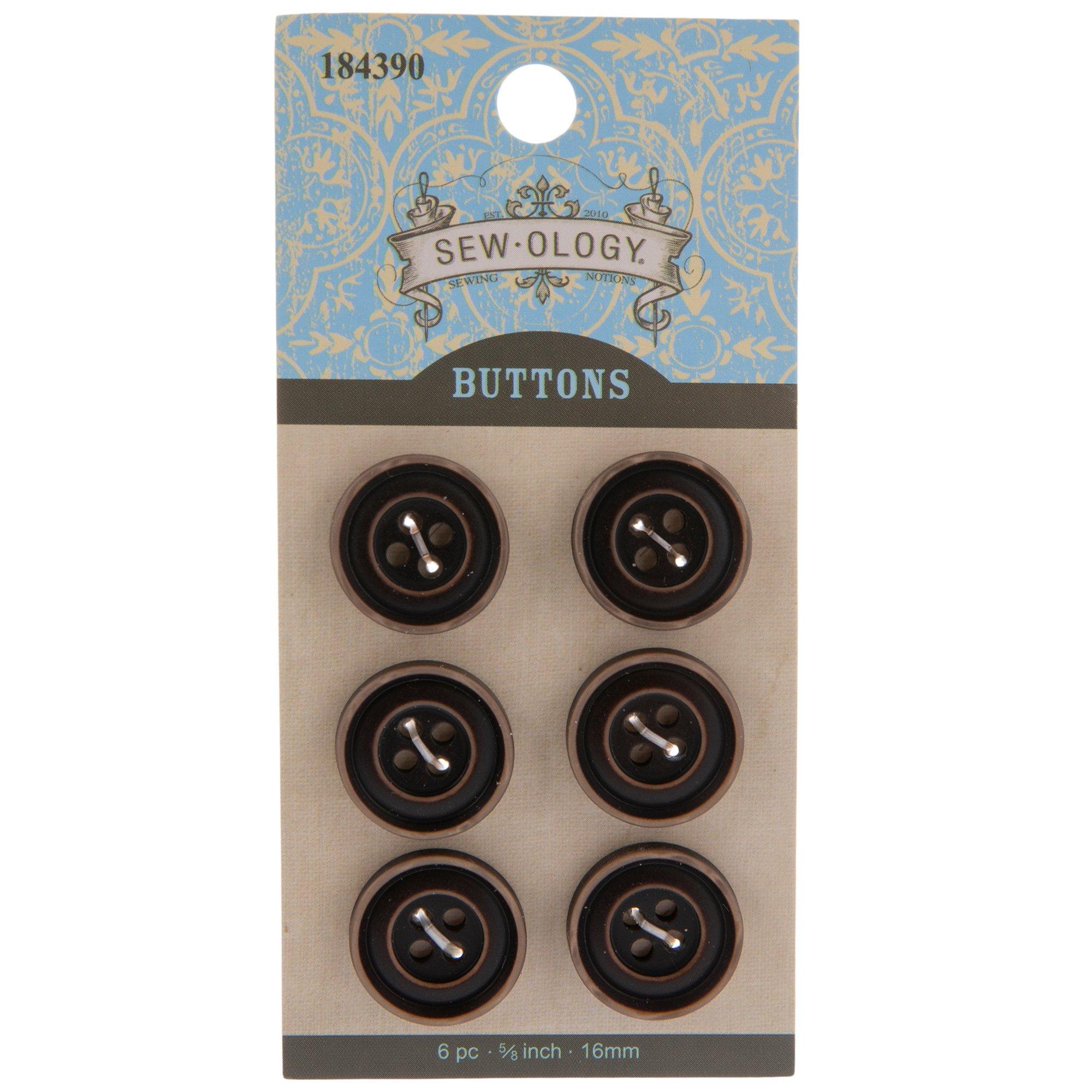 Black Round Buttons | Hobby Lobby | 184390