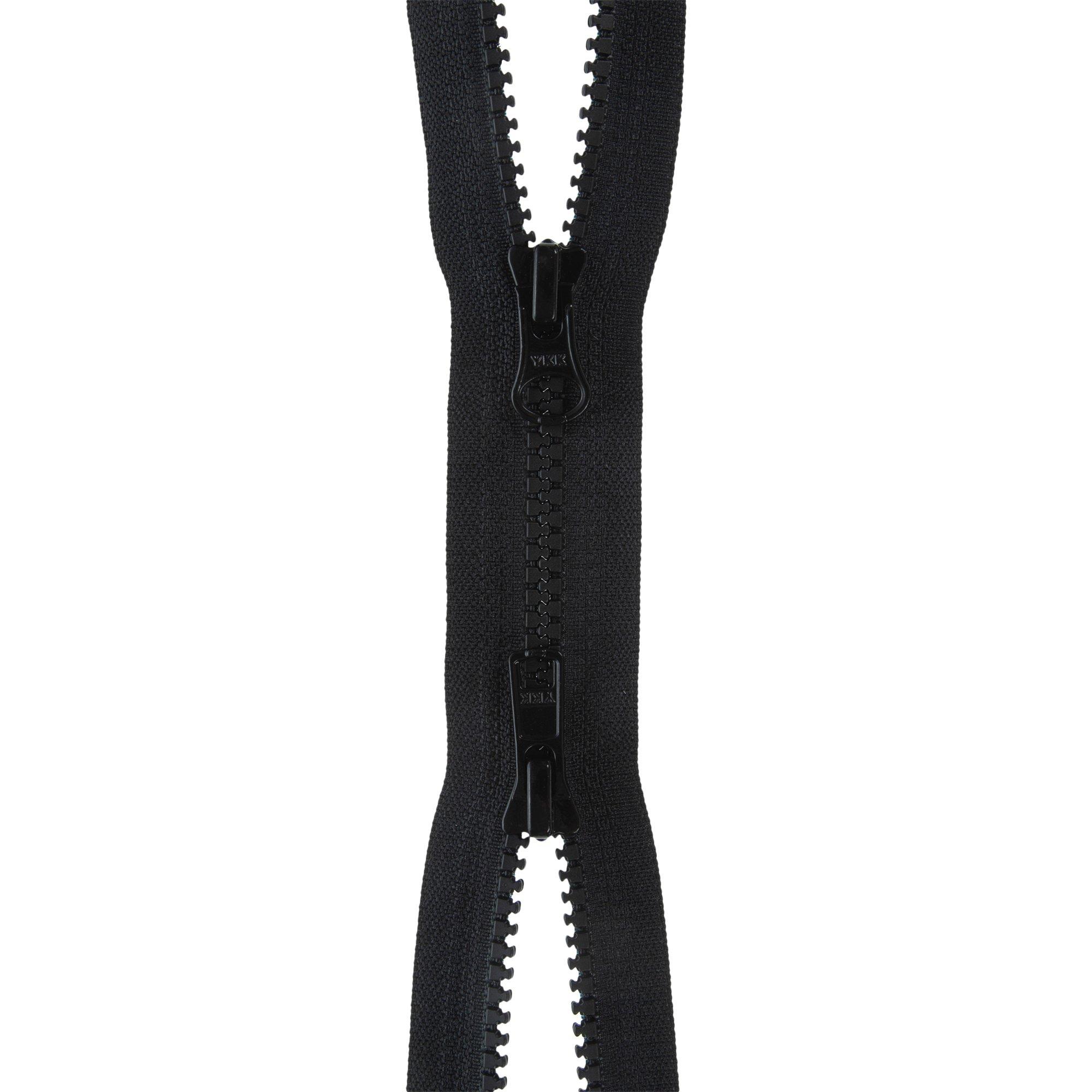 riri Zipper M8 One & Two Way Matte Black Teeth Metal Zipper