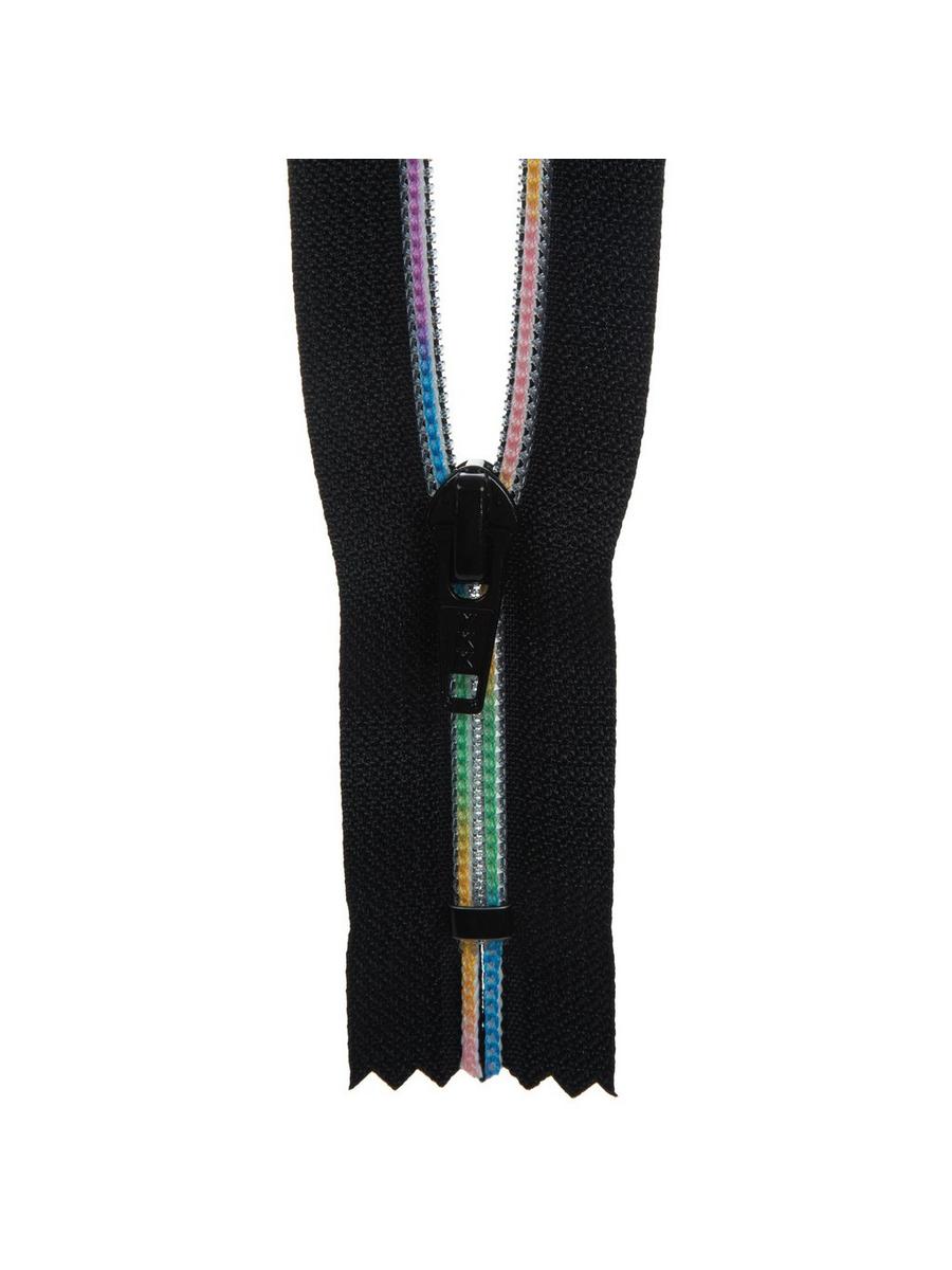 ☆Zipper☆ 7 Inch Excella Nickel Zipper YKK Number 5 - Closed Bottom