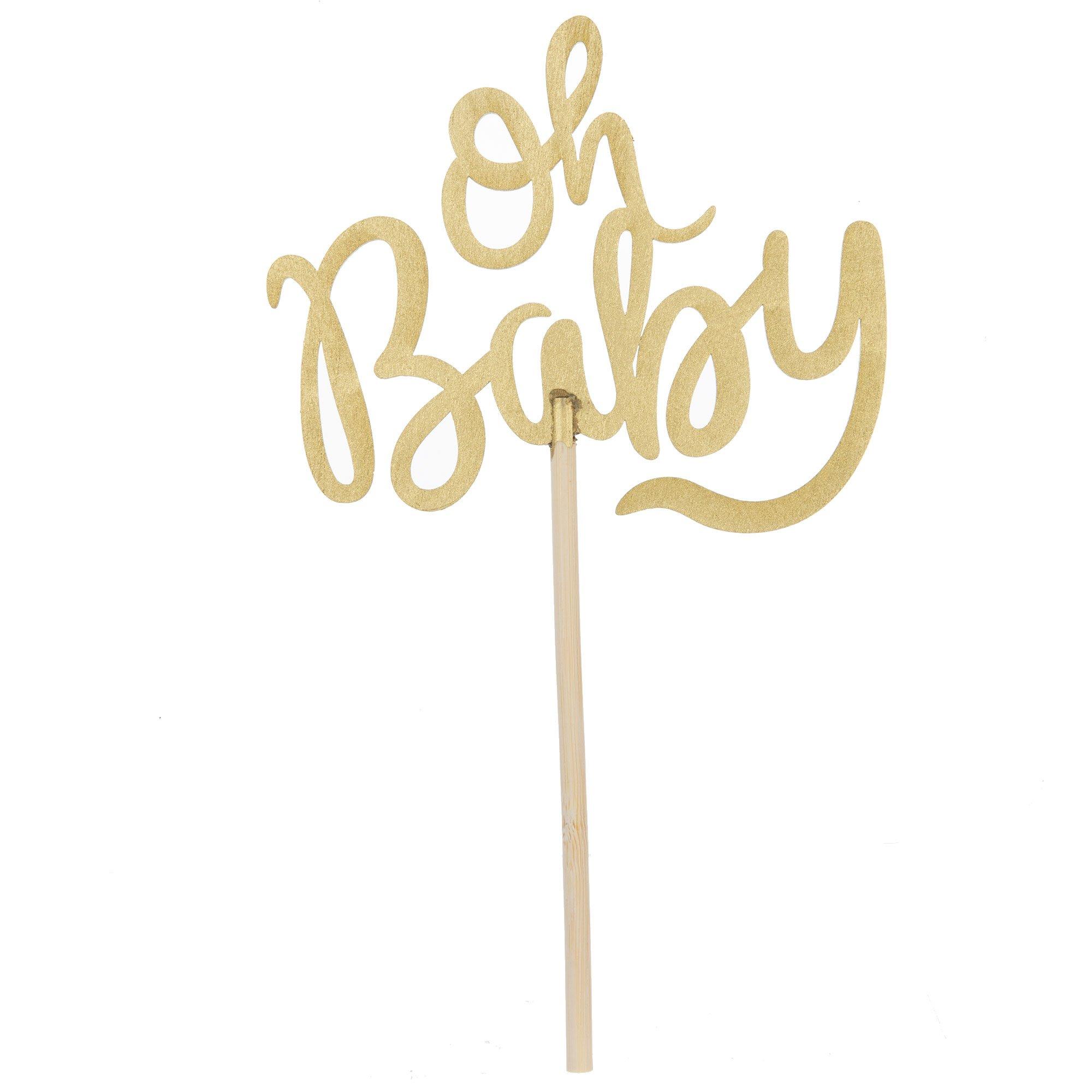 Oh Baby Cake Topper – Dear Heart Signs