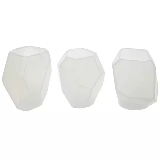 5 White Intaglio Silicone Resin Mold by hildie & jo