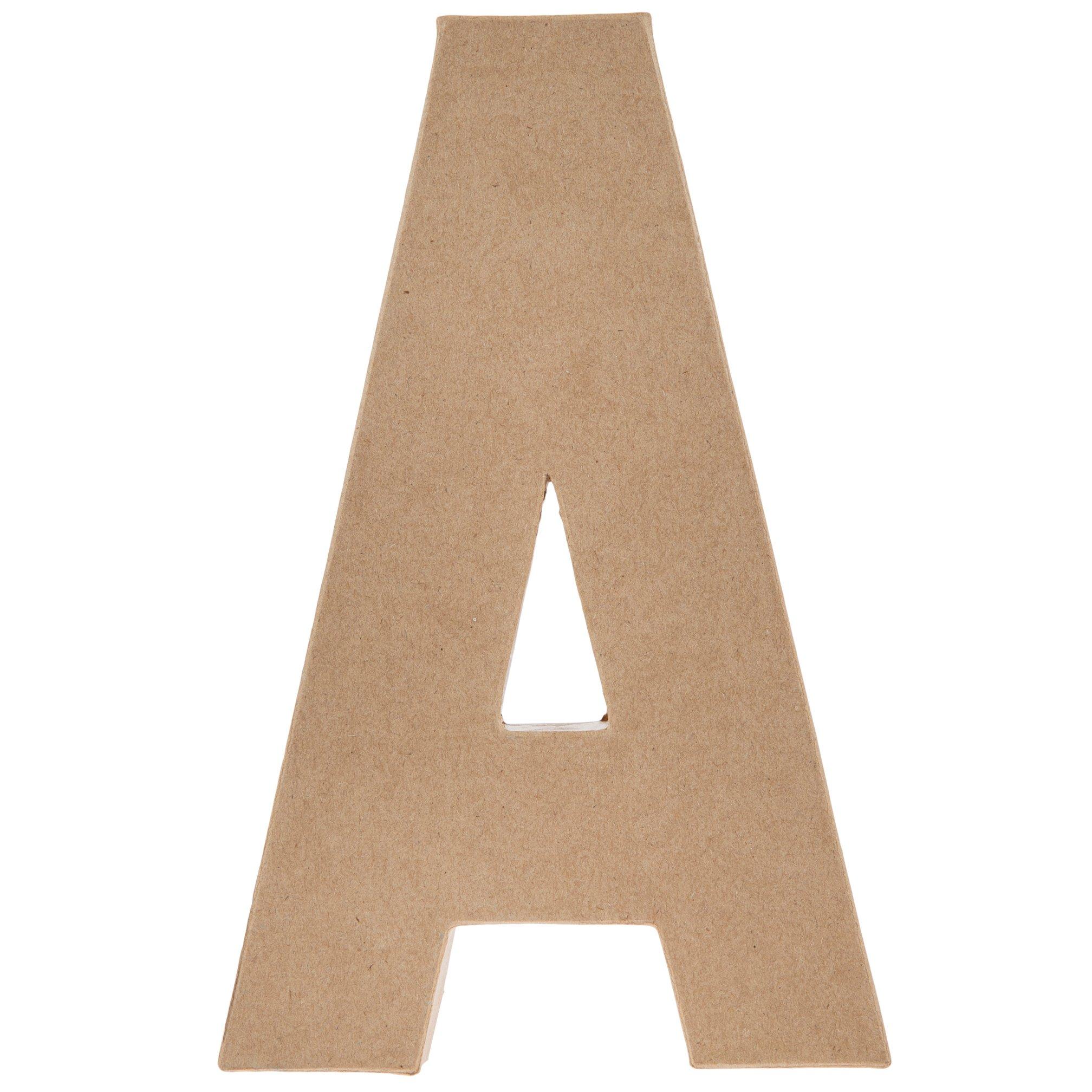 Paper Mache Letter 8 1/2" Hobby Lobby 184721