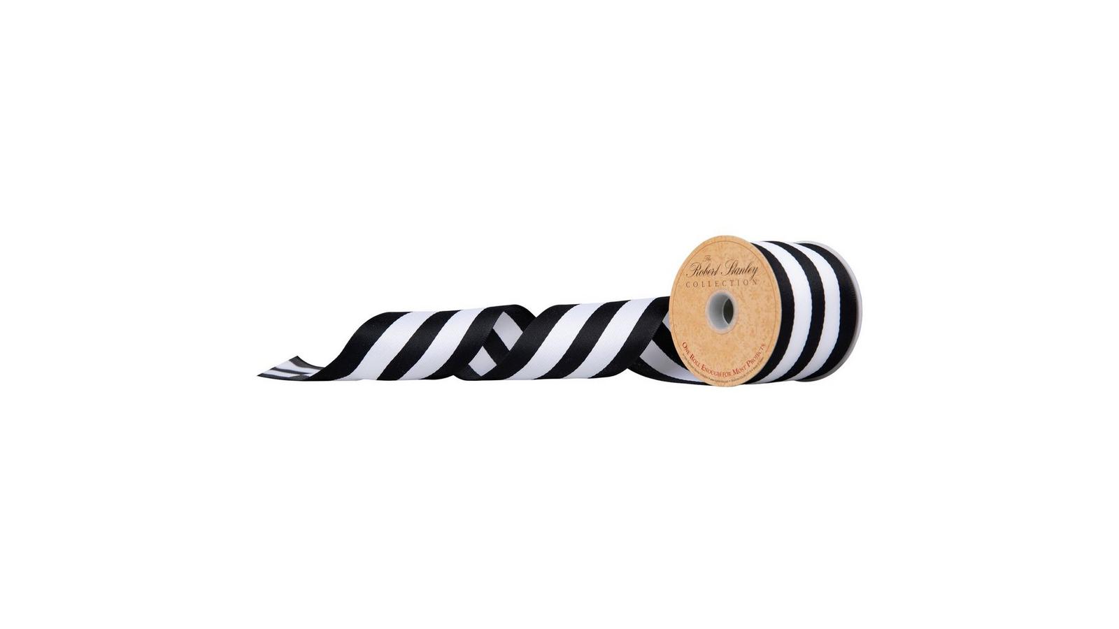 Black & White Striped Wired Edge Ribbon | Hobby Lobby | 1847946