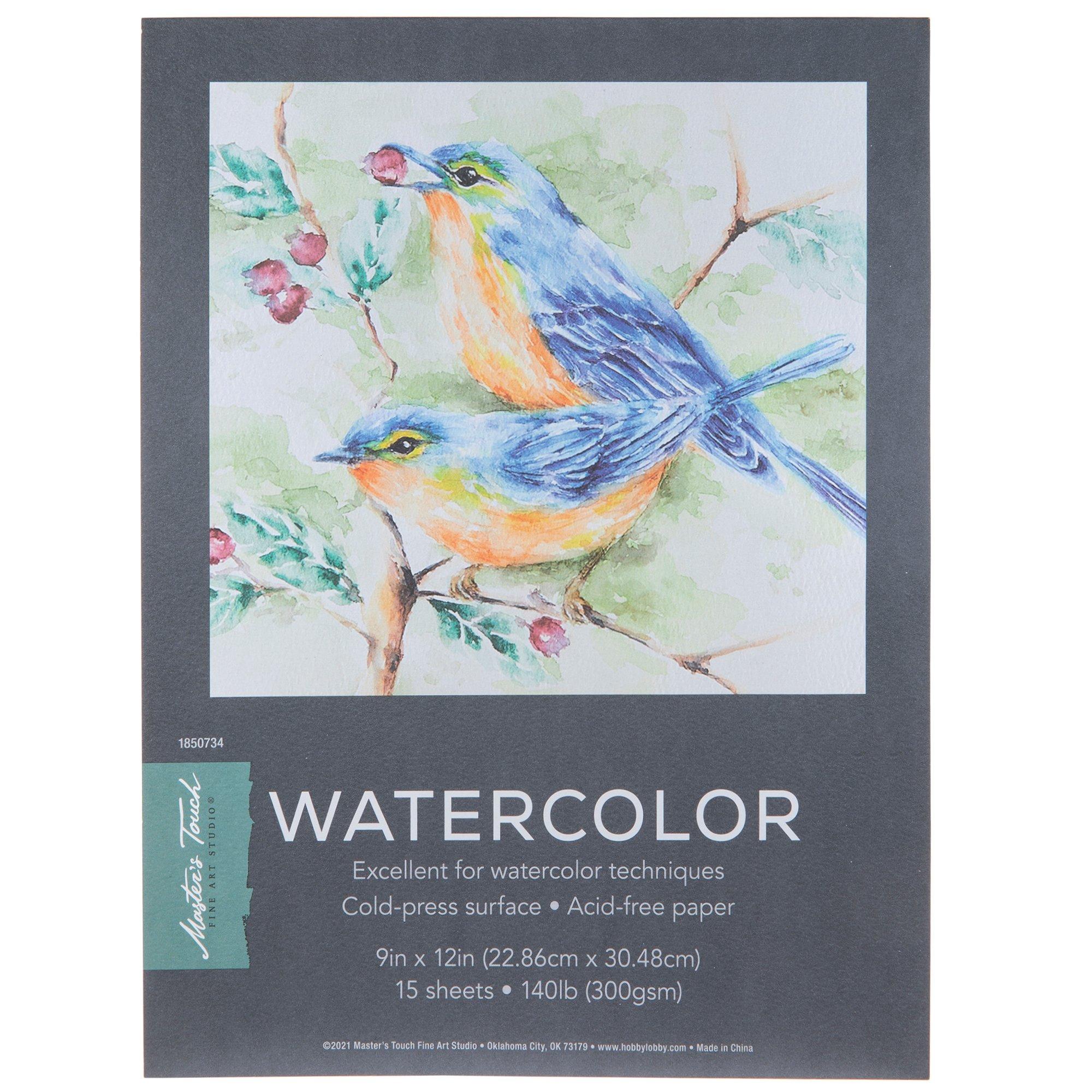 Master's Touch Watercolor Paper Pad, Hobby Lobby