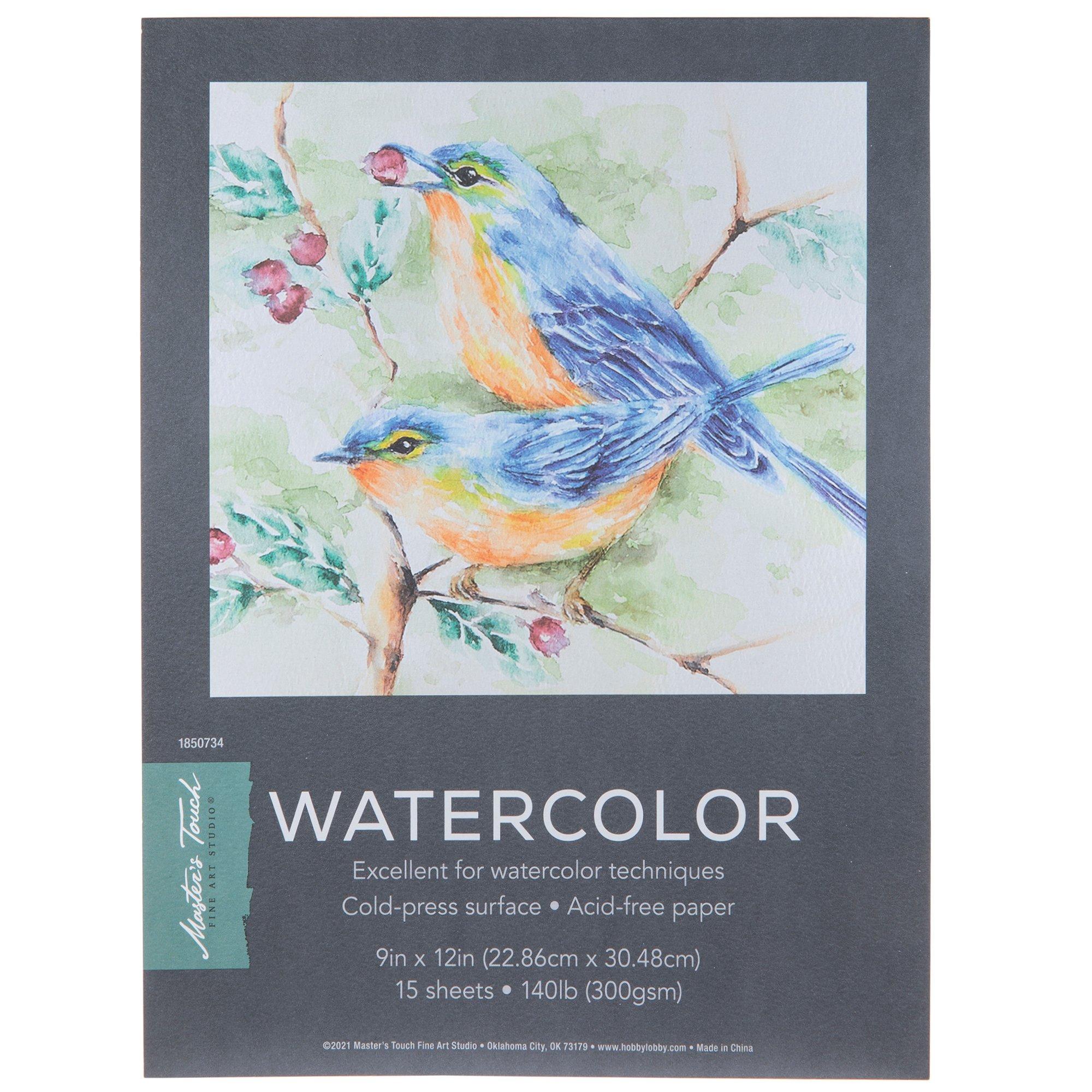 Master's Touch Watercolor Paper Pad Hobby Lobby 1850734