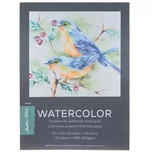 6 Pack: Arches® Cold-Pressed Watercolor Pad, 9 x 12
