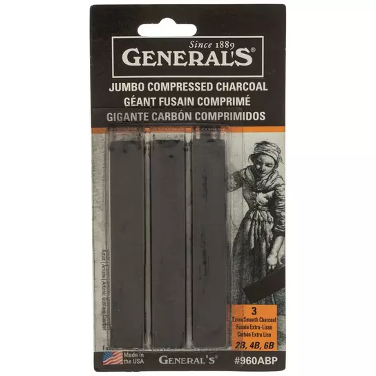 Large Soft Willow Charcoal Sticks, Hobby Lobby
