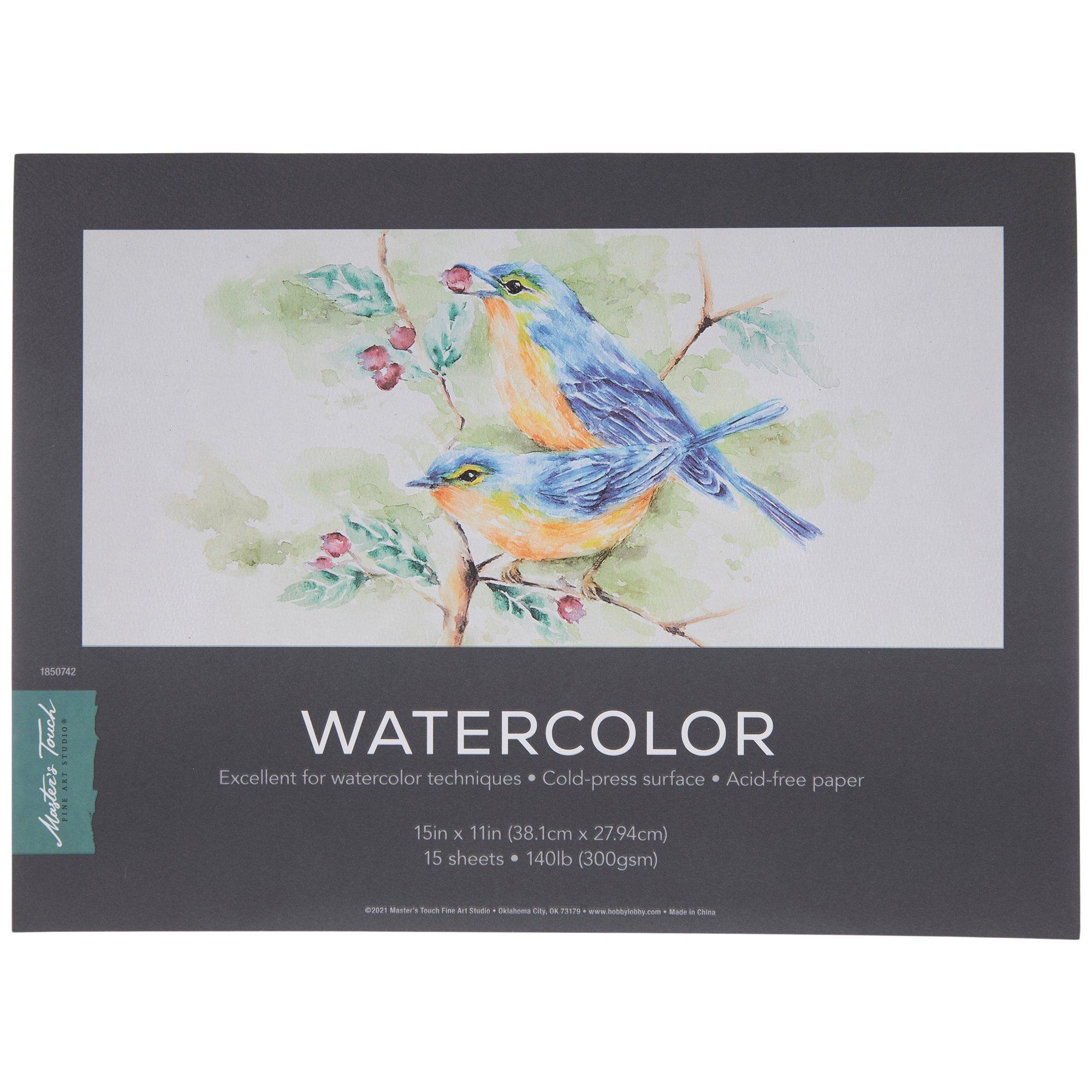 Master's Touch Watercolor Paper Pad Hobby Lobby 1850742