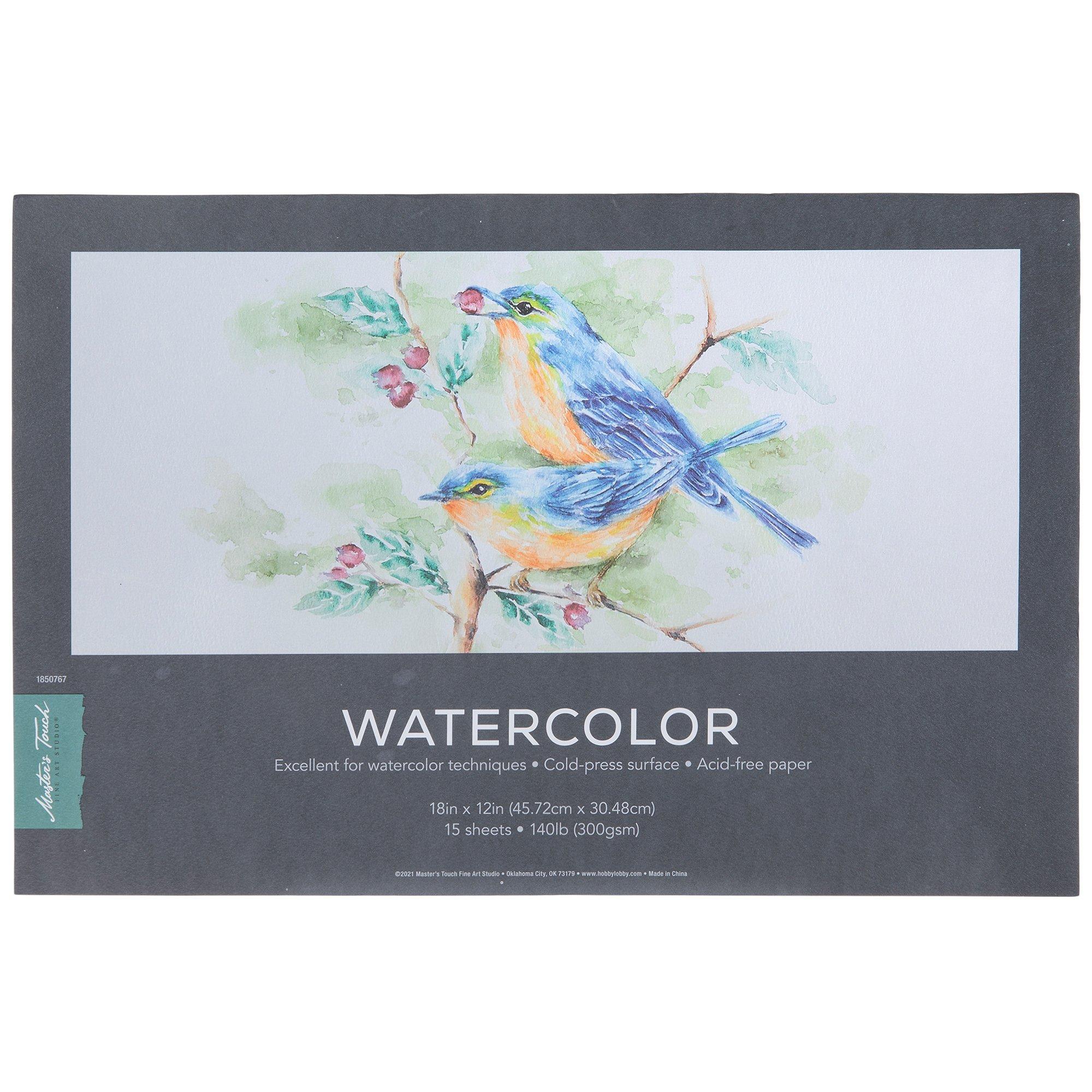 Master's Touch Watercolor Paper Pad Hobby Lobby 1850767