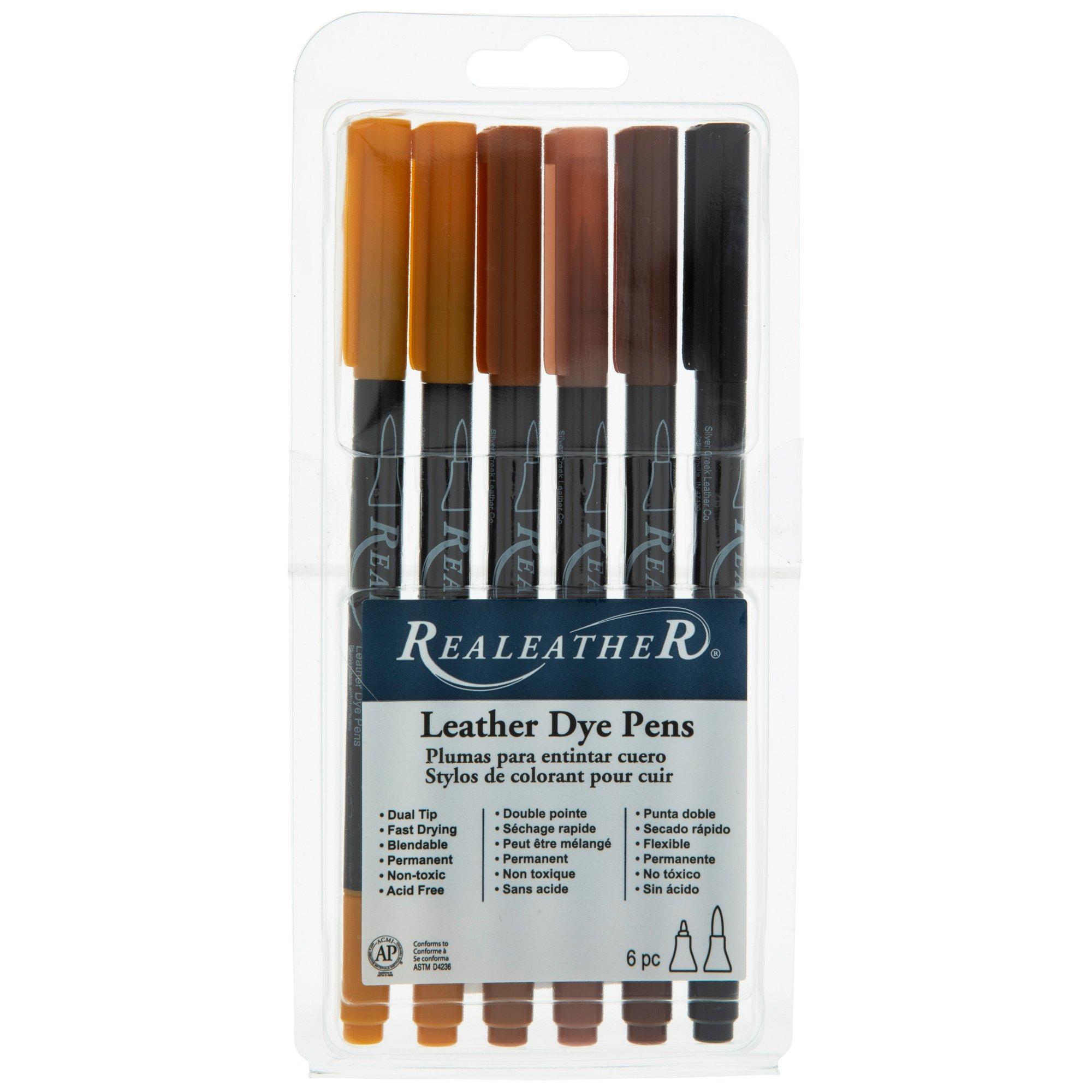 Leather Dye Pens - 6 Piece Set, Hobby Lobby