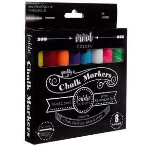 Vivid Colors Chalk Markers - 8 Piece Set