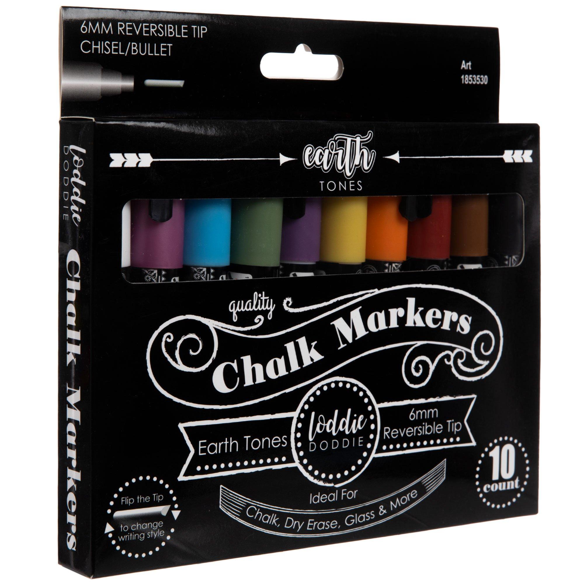 Earth Tones Chalk Markers - 10 Piece Set, Hobby Lobby