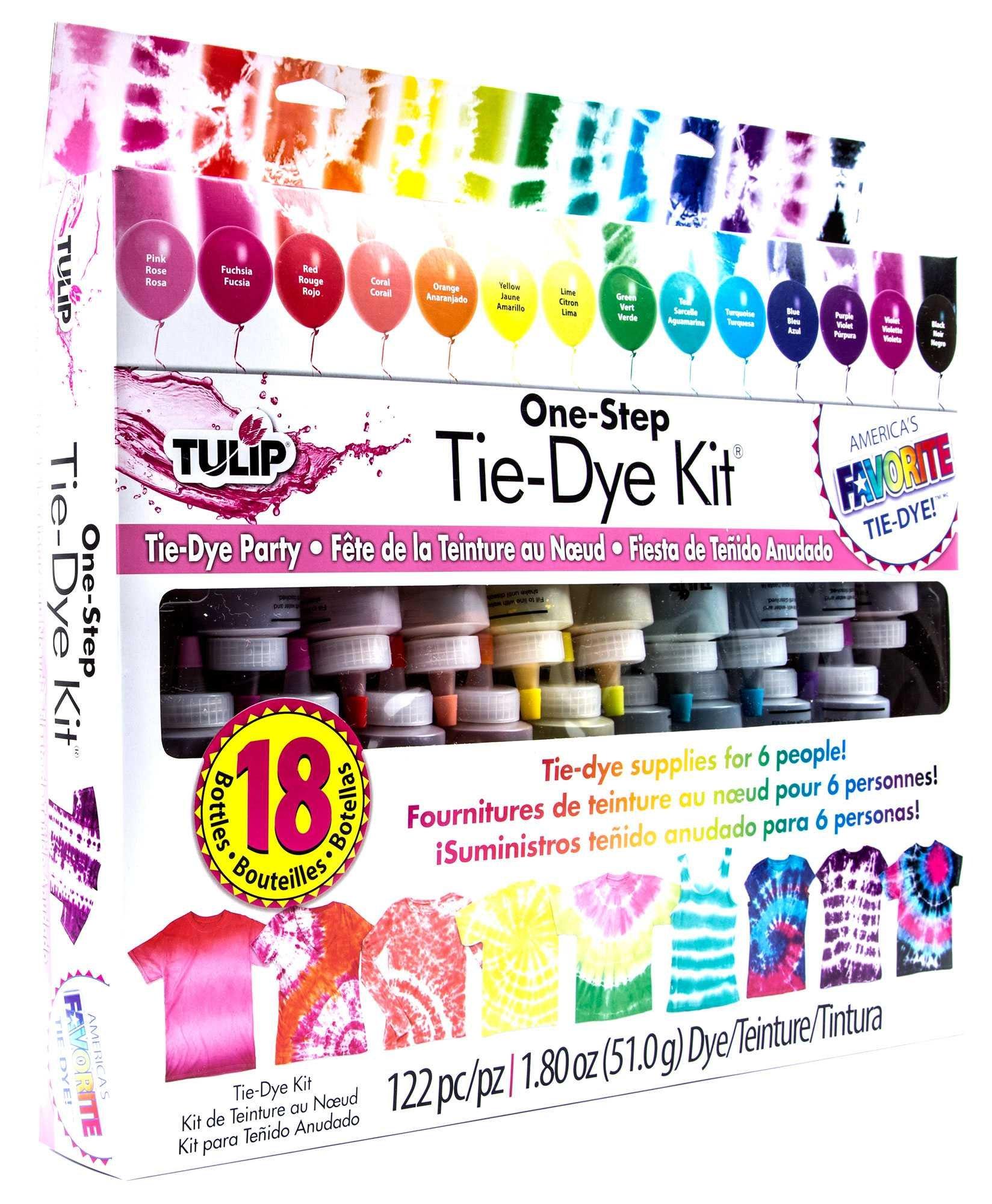 iLoveToCreate  Tulip Artisan Soda Ash 4-Color Tie-Dye Kit
