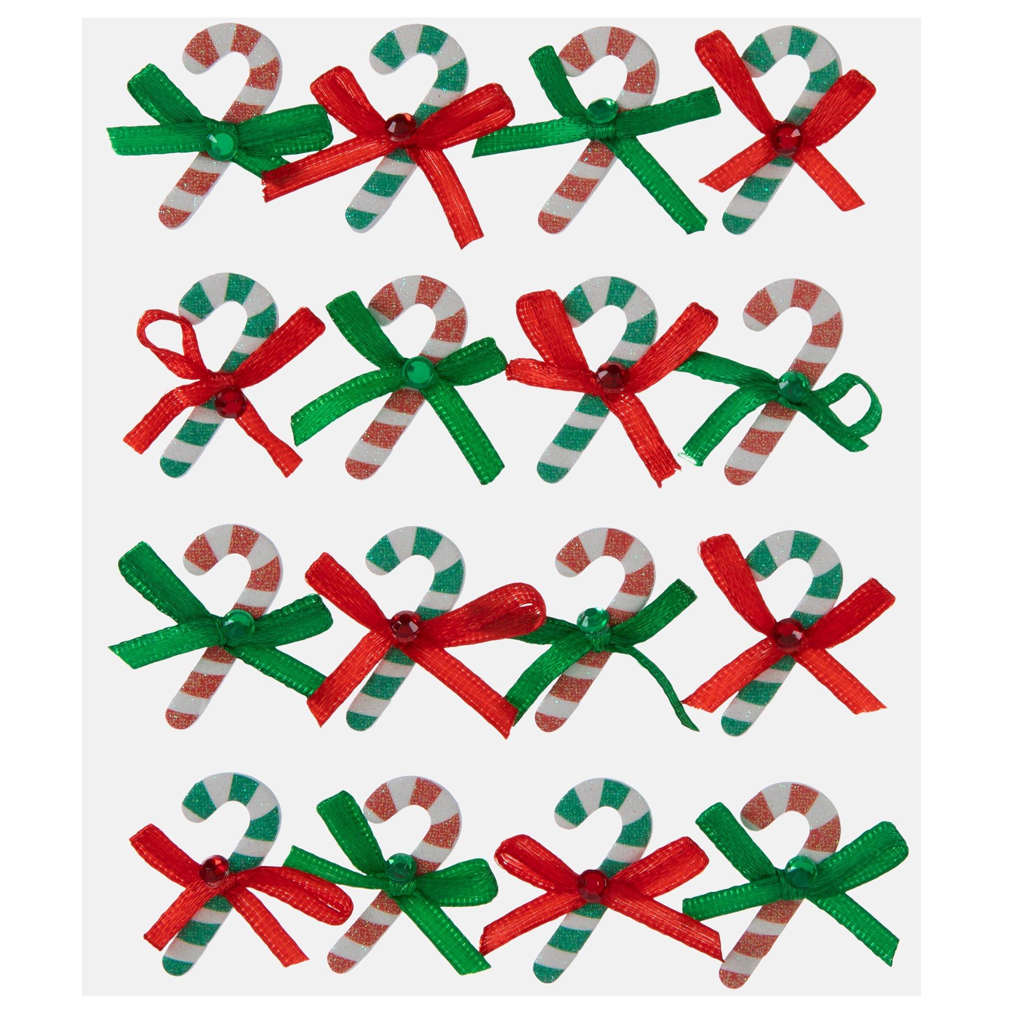 Candy Cane 3D Stickers Hobby Lobby 1854157