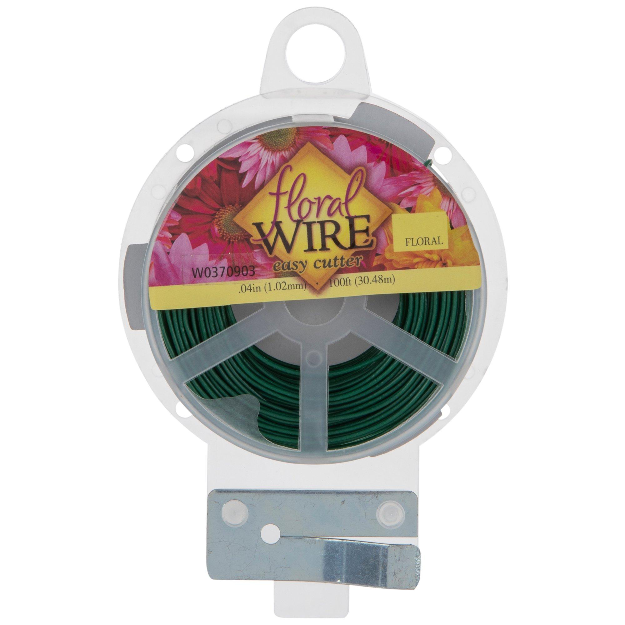 Green Easy Cut Coated Floral Wire Hobby Lobby 1855089