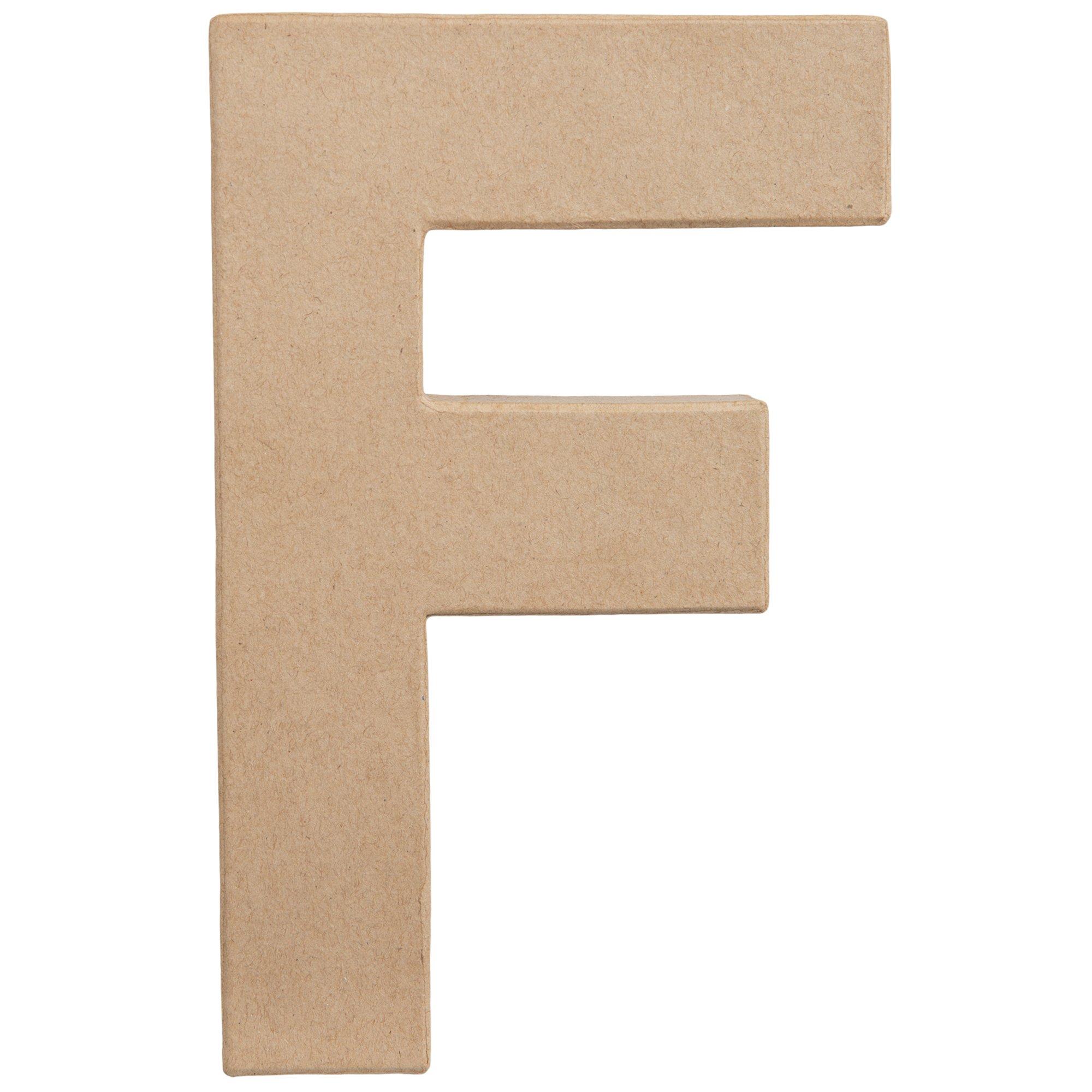 Paper Mache Letter 8 1/2" Hobby Lobby 185710