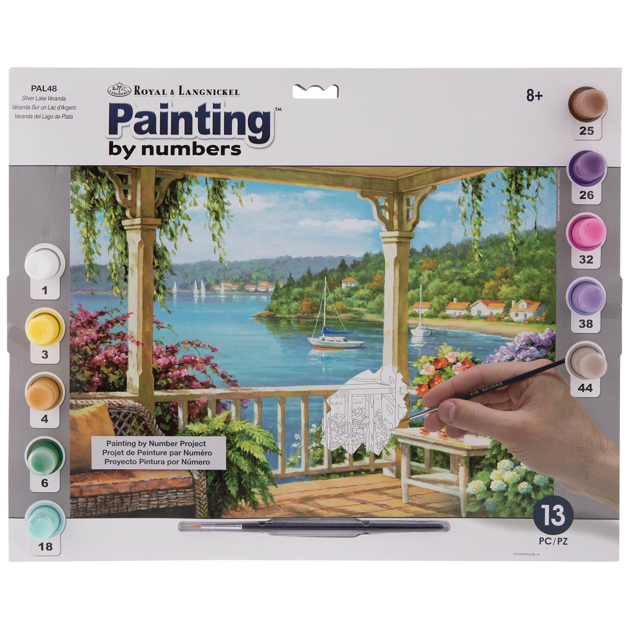 Spring Evening Painting Kit - Paint by Numbers Home