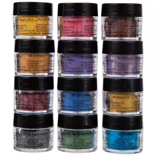 Eye Candy Pearls Eye Candy Mica Powder - Pigment Powder 20-Pack Set Y -  Color