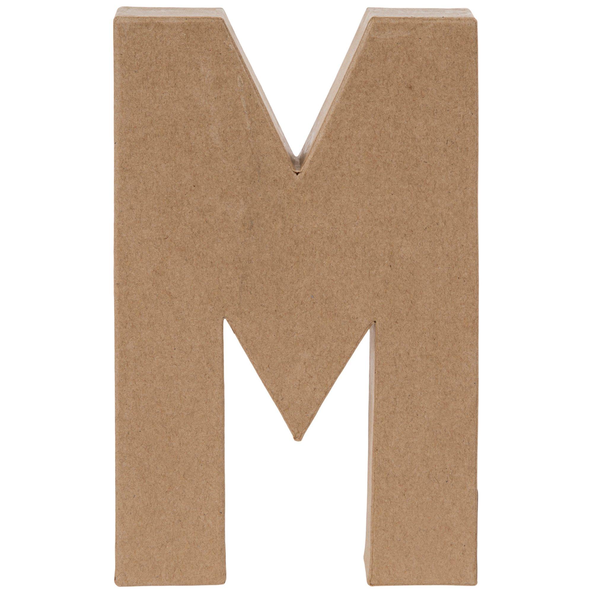 Paper Mache Letter 8 1/2" Hobby Lobby 186015