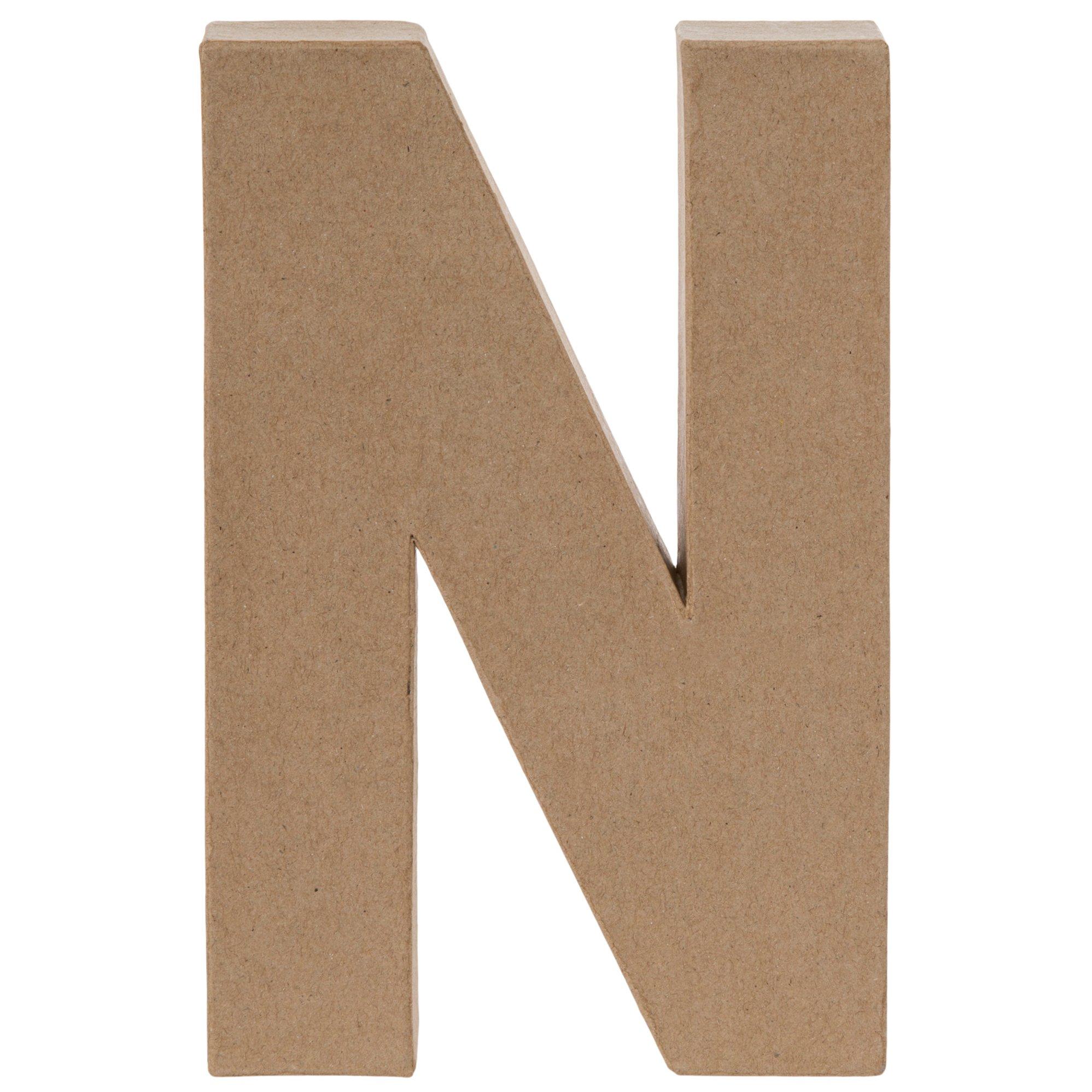 Paper Mache Letter 8 1/2" Hobby Lobby 186023
