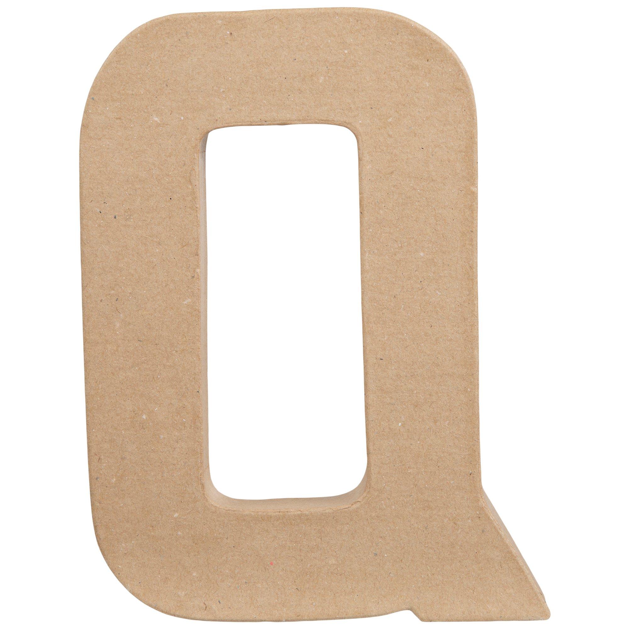 Paper Mache Letter 8 1/4" Hobby Lobby 186098