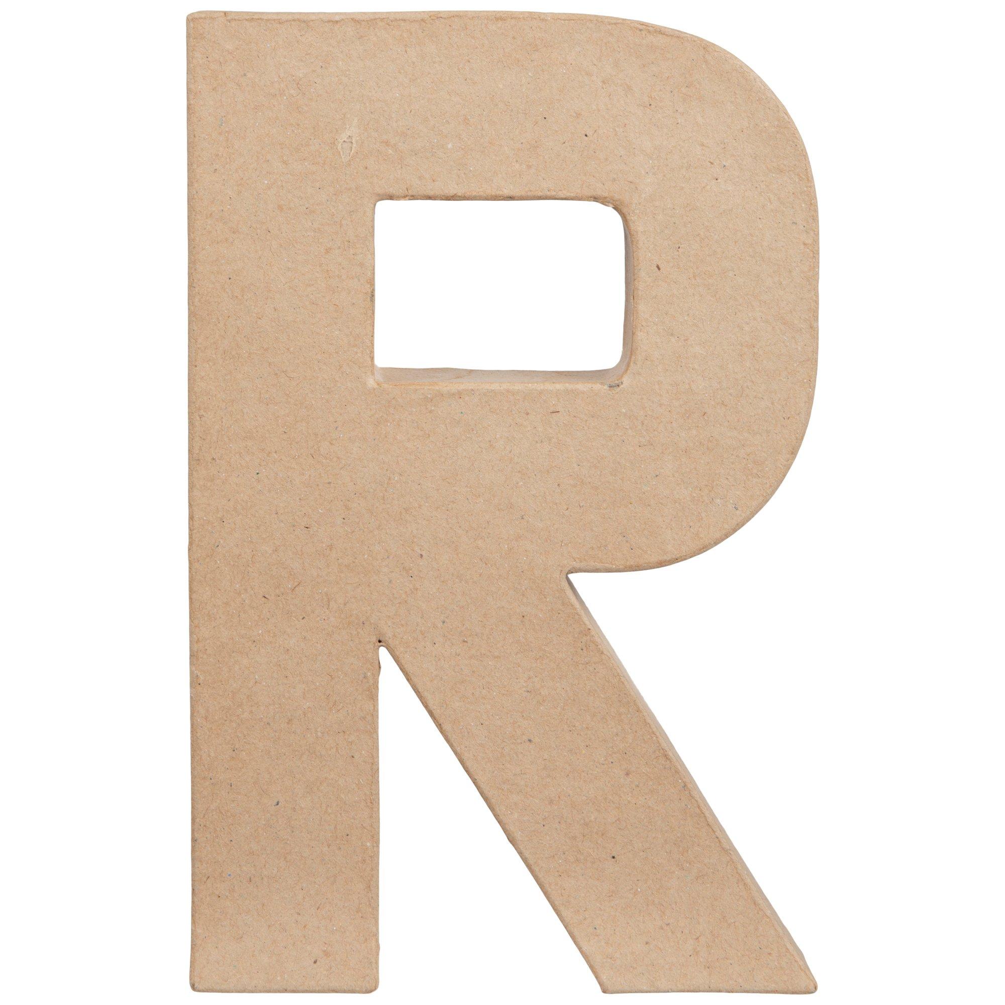 Paper Mache Letter 8 1/4" Hobby Lobby 186106