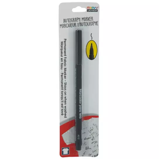 Fabric Autograph Marker Black Fabric Autograph Marker Black