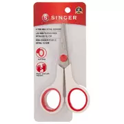 White & Red Mini Detail Scissors - 4.75"