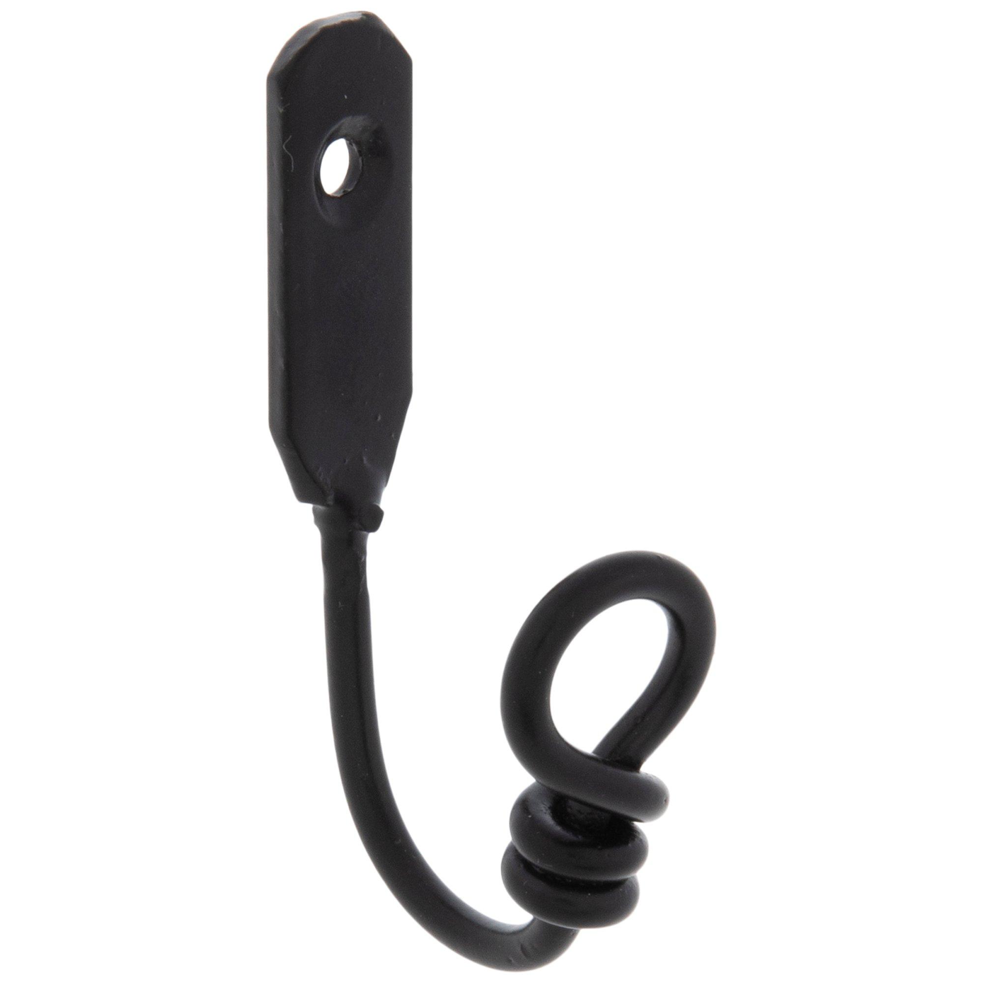 Black Twisted Metal Wall Hook | Hobby Lobby | 1862416