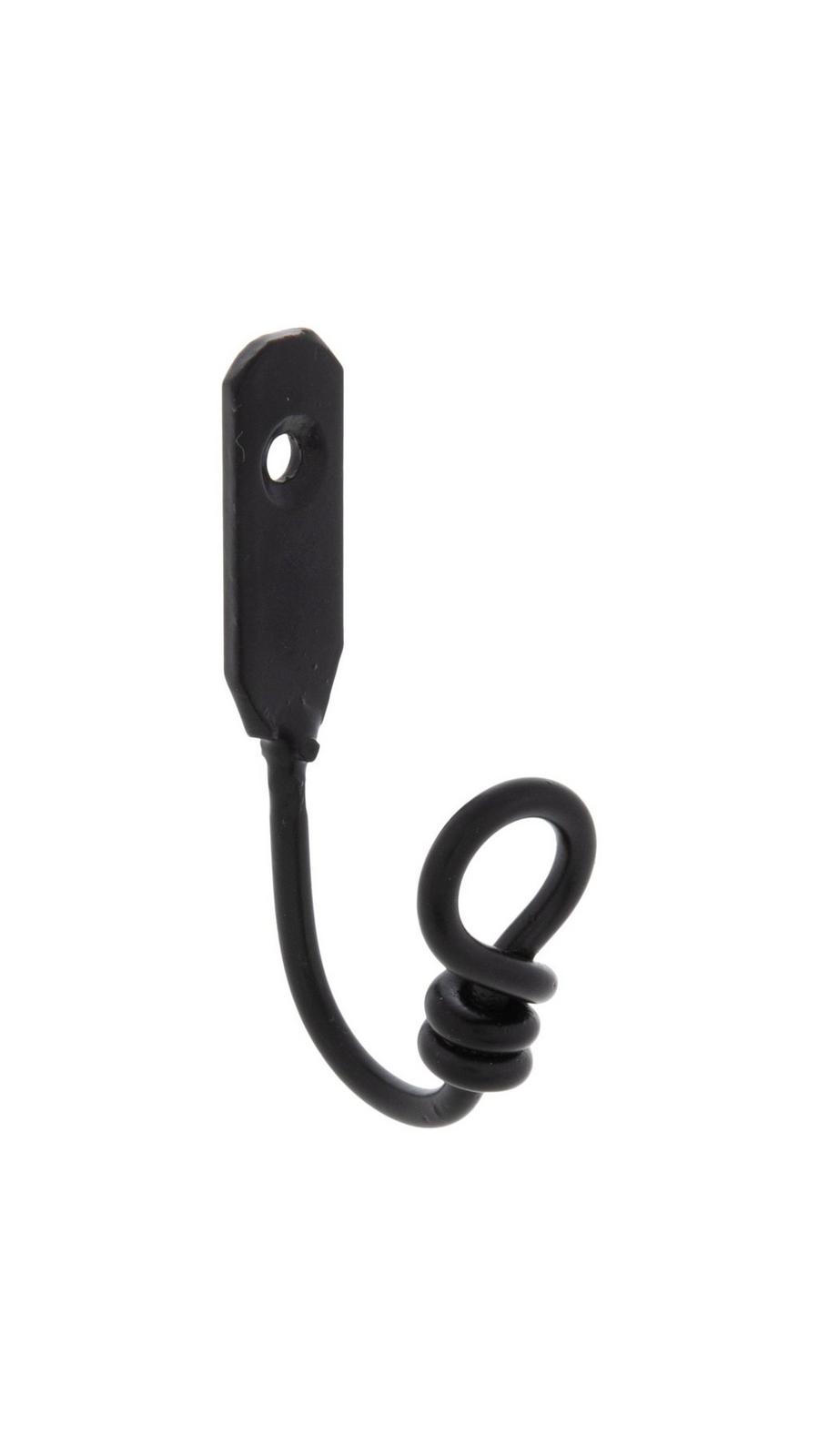 Black Twisted Metal Wall Hook | Hobby Lobby | 1862416