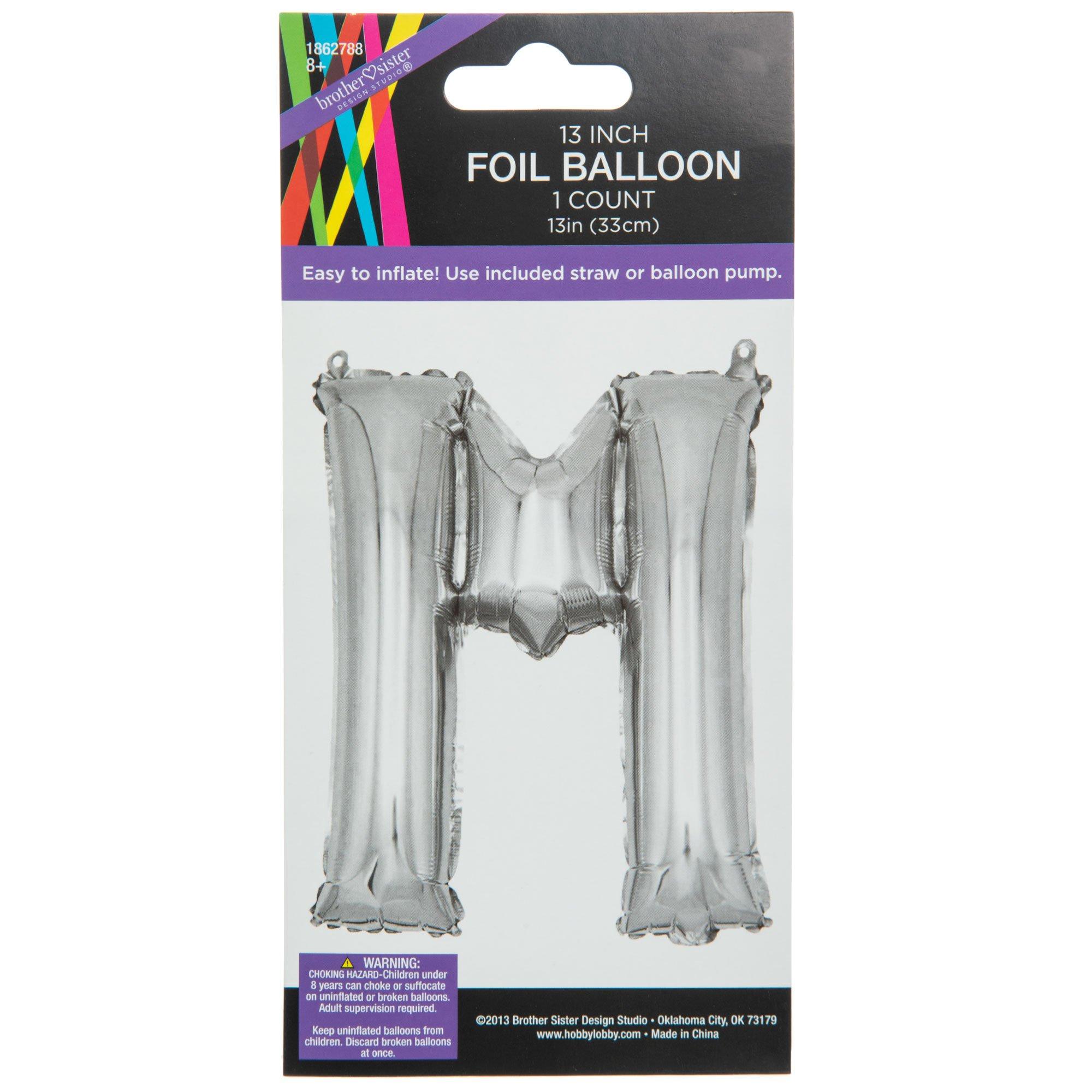 Foil Letter Balloon Hobby Lobby 1862788