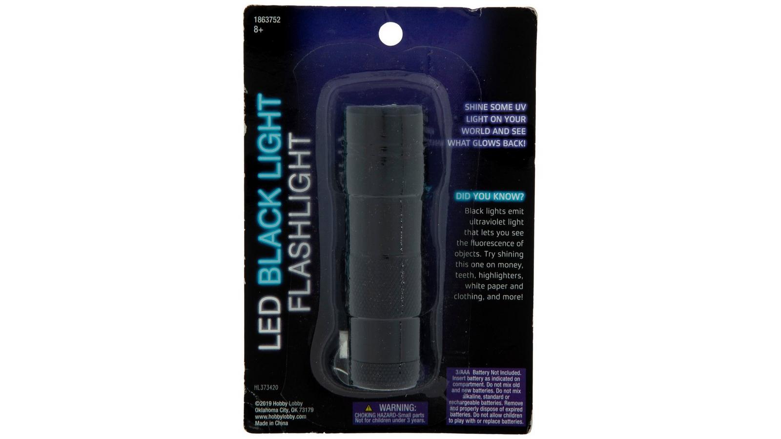 purchase black light flashlight Lighting EVER UV LED Flashlight, 9 LED 395nm Blacklight Detector This flashlight is great for finding pet stains Waklyte Black Light UV Light,