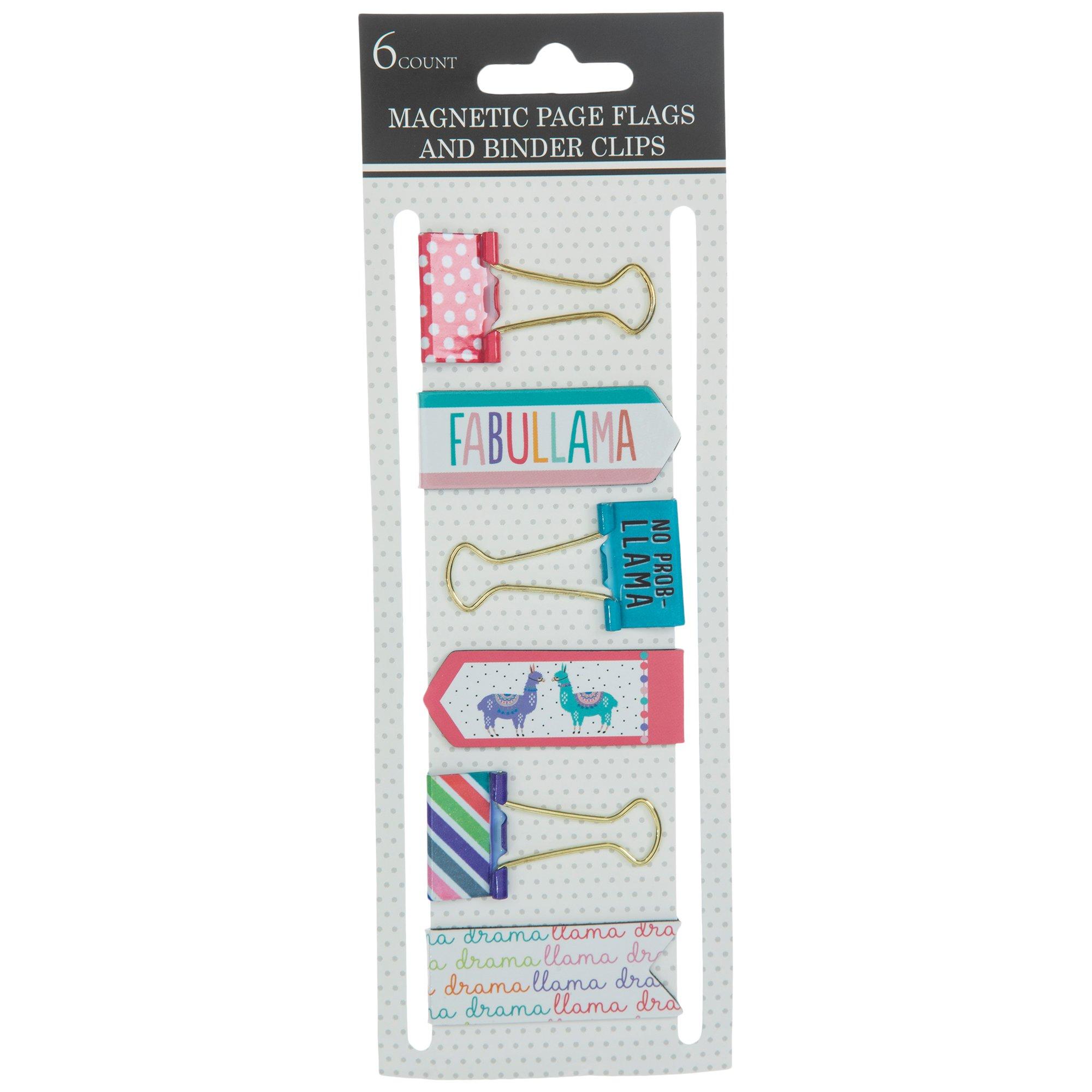 Llama Bookmarks & Binder Clips Hobby Lobby 1863893
