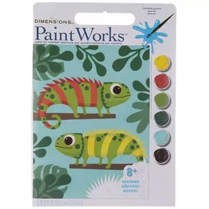 Dimensions® PaintWorks™ Flamingo Fun Paint-by-Number Kit