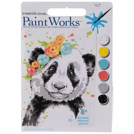 SKMN Paint by Numbers for Kids Ages 8-12 Girls,Cute Animal Panda
